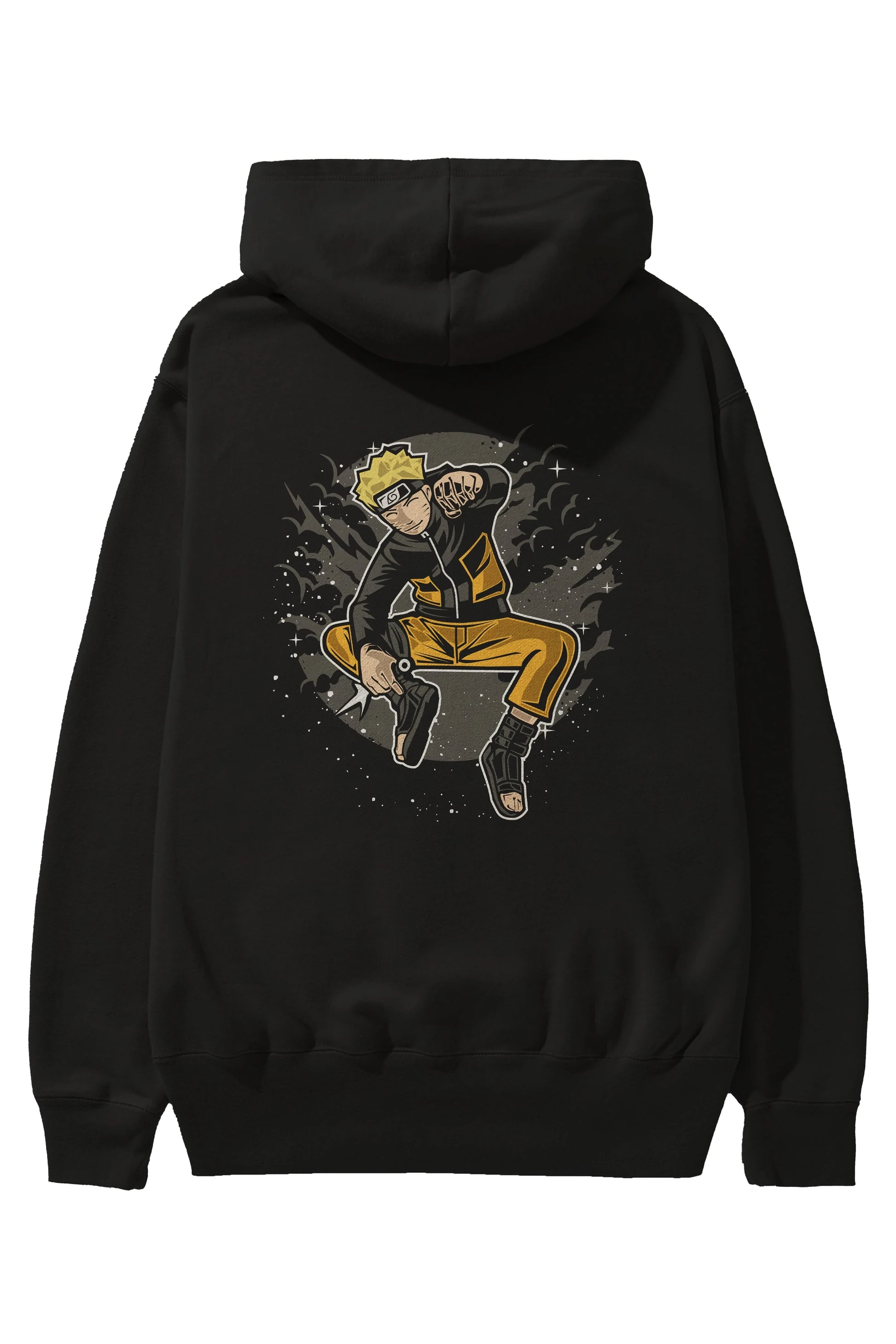 NARUTO Arka Baskılı Hoodie Oversize Kapüşonlu Sweatshirt Erkek Kadın Unisex