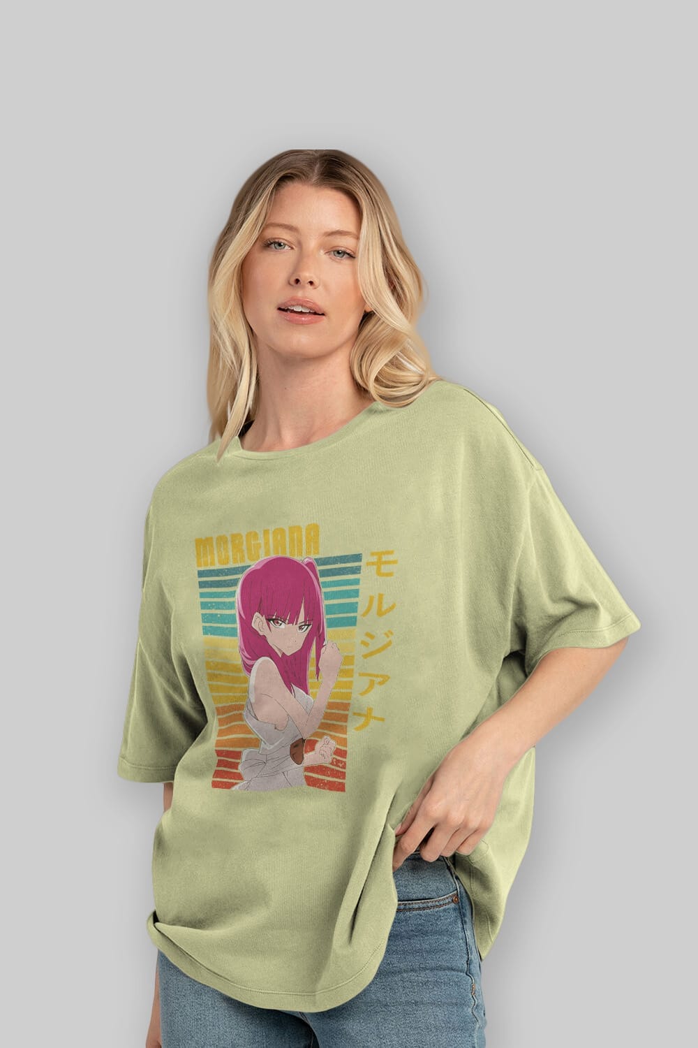 Morgiana 3 Anime Ön Baskılı Oversize t-shirt %100 pamuk Erkek Kadın Unisex