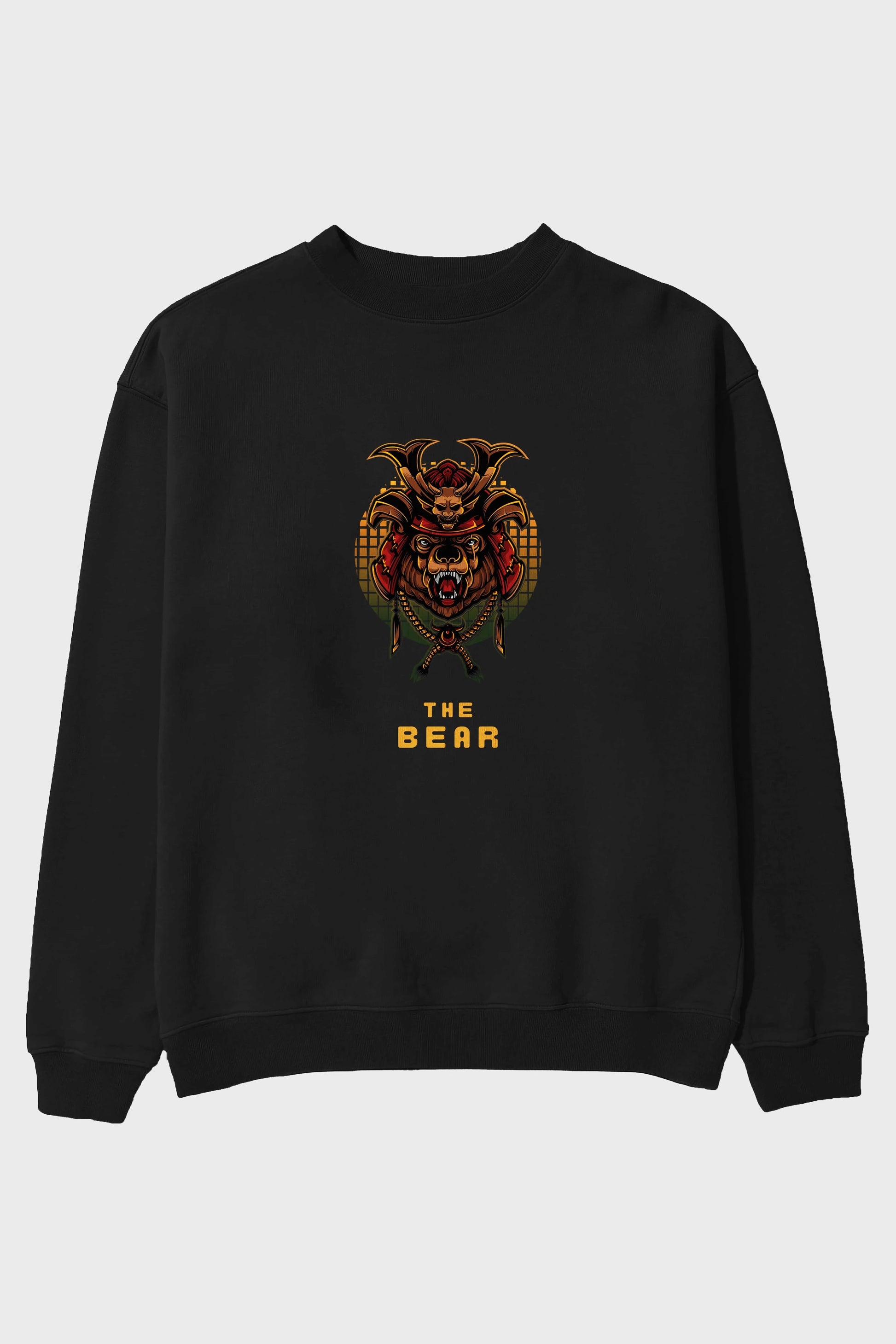 The Bear 2 Ön Baskılı Oversize Sweatshirt Erkek Kadın Unisex