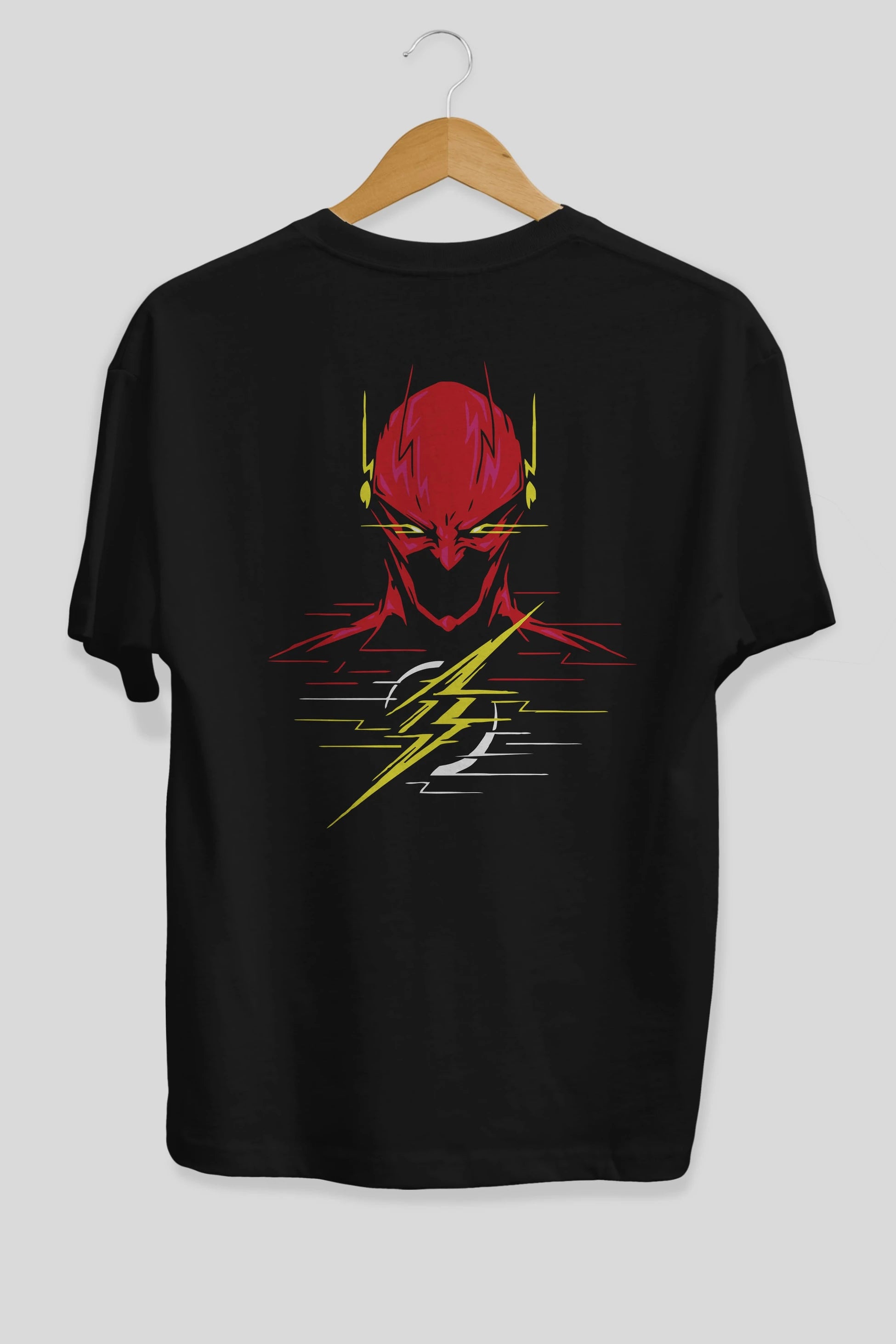Flash Avengers (2) Arka Baskılı Oversize t-shirt Erkek Kadın Unisex %100 Pamuk Bisiklet Yaka tişort