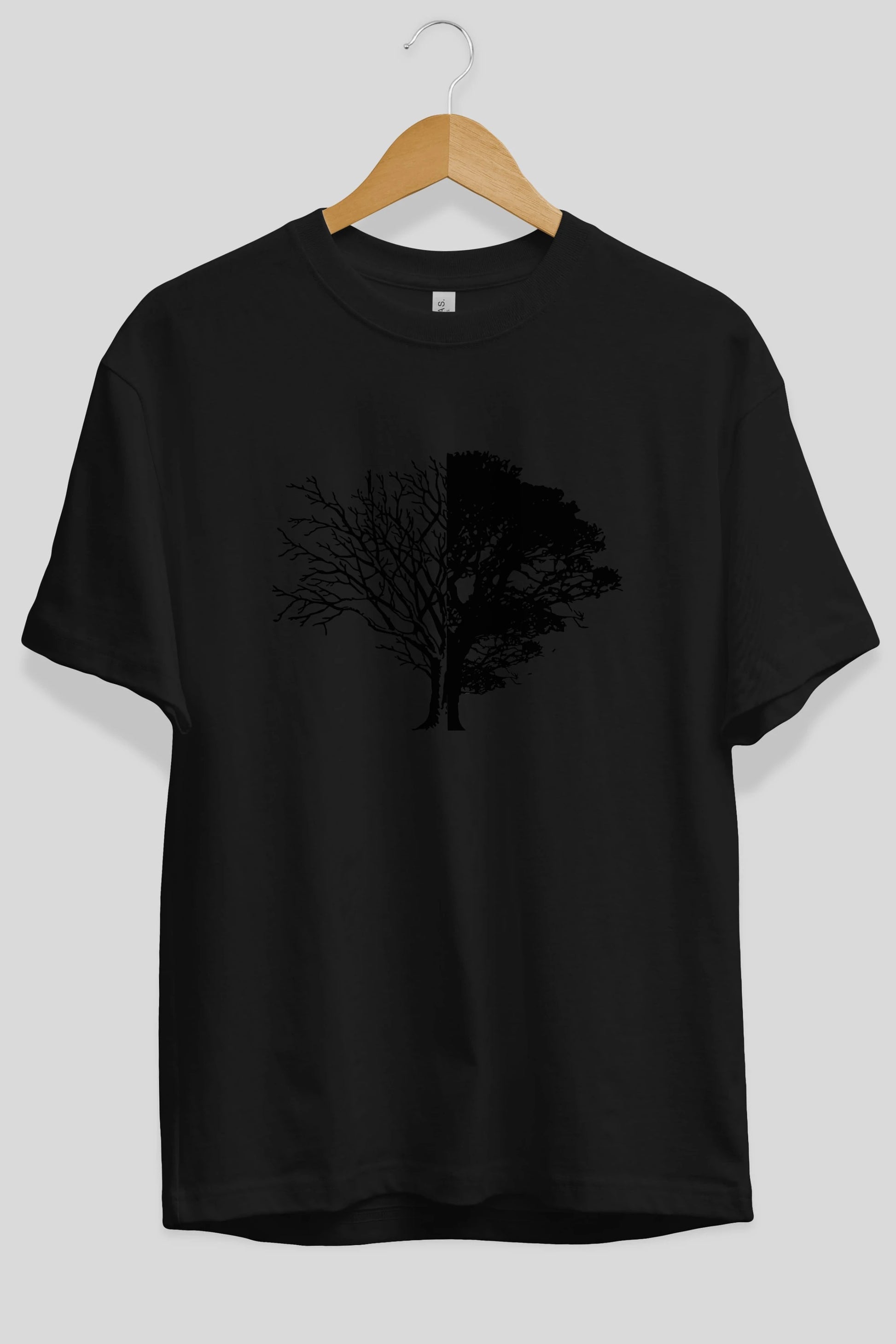Life And Death Ön Baskılı Oversize t-shirt %100 pamuk Erkek Kadın Unisex