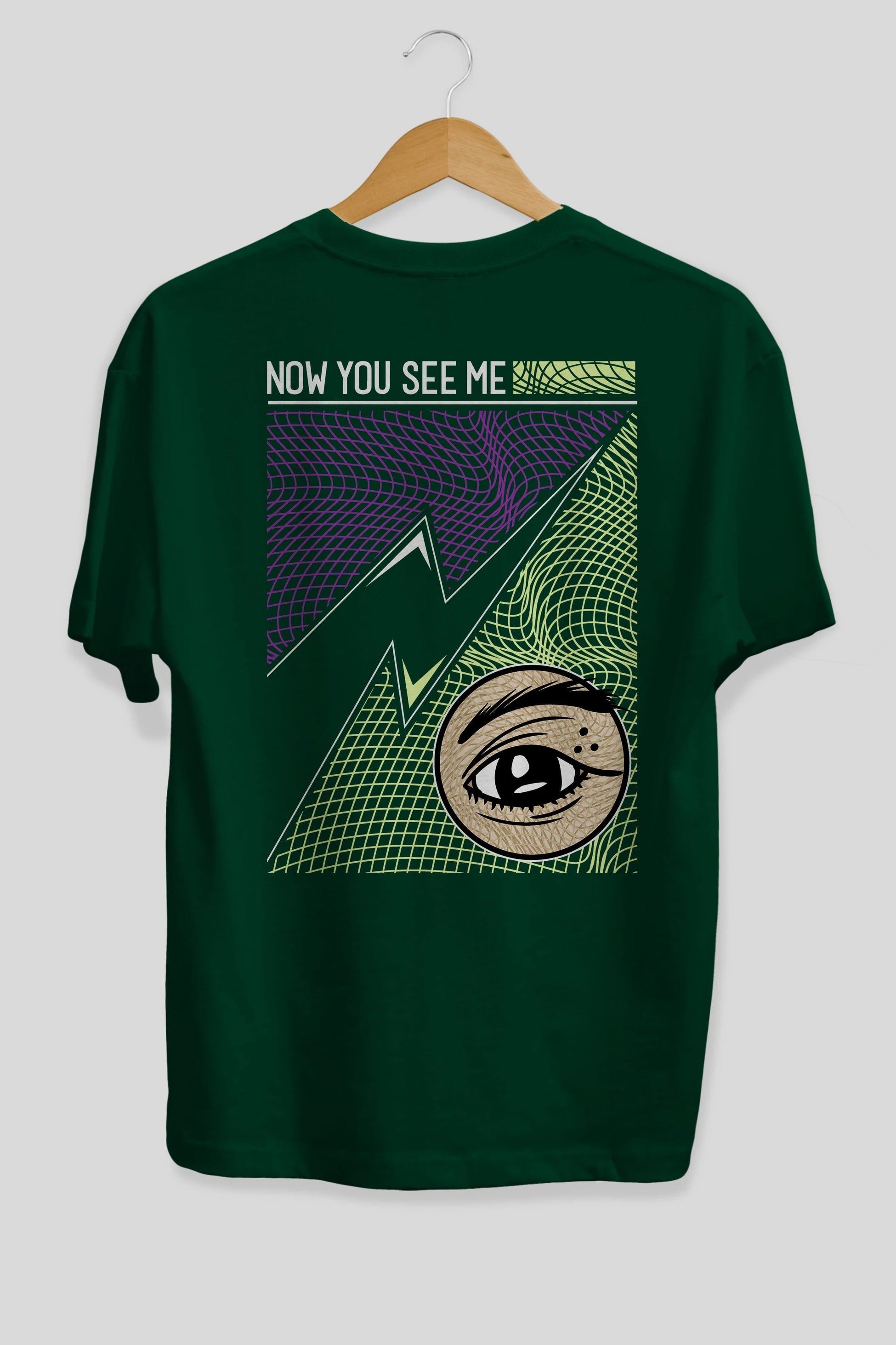Now You See Me Arka Baskılı Oversize t-shirt Erkek Kadın Unisex