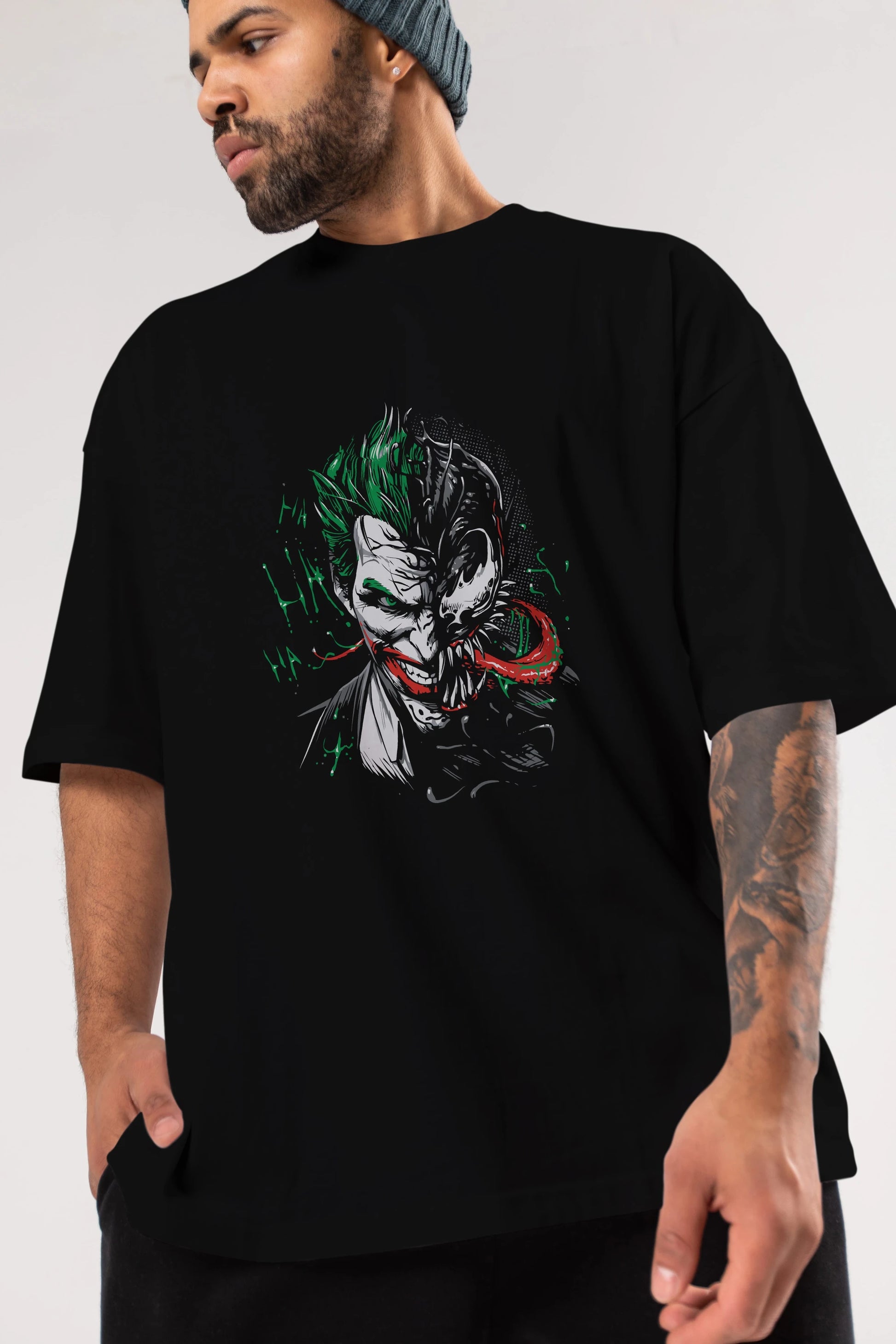 Venom (16) Ön Baskılı Oversize t-shirt Erkek Kadın Unisex %100 Pamuk Bisiklet Yaka tişort