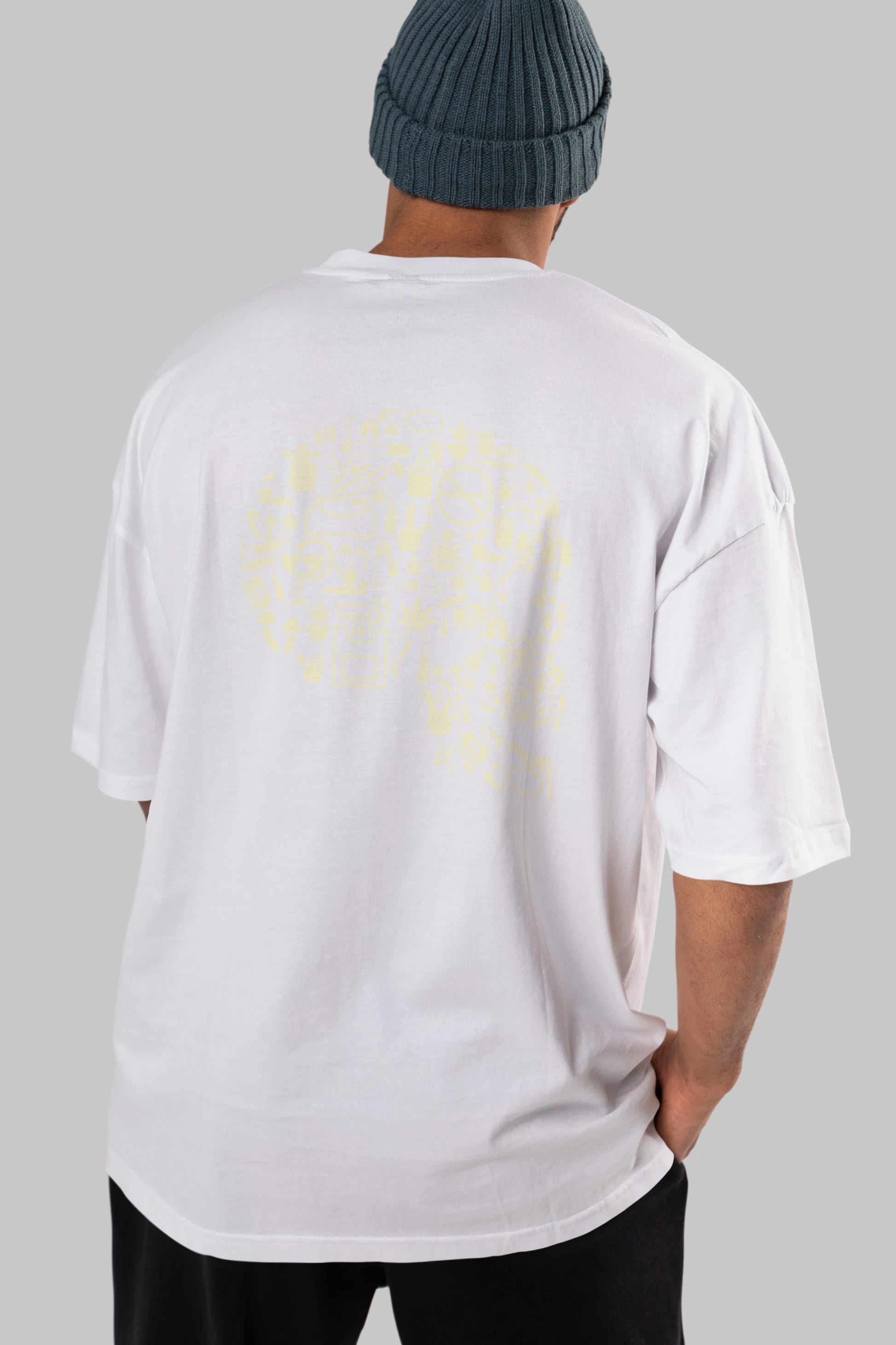 Smoking Kills Arka Baskılı Oversize t-shirt %100 pamuk Erkek Kadın Unisex