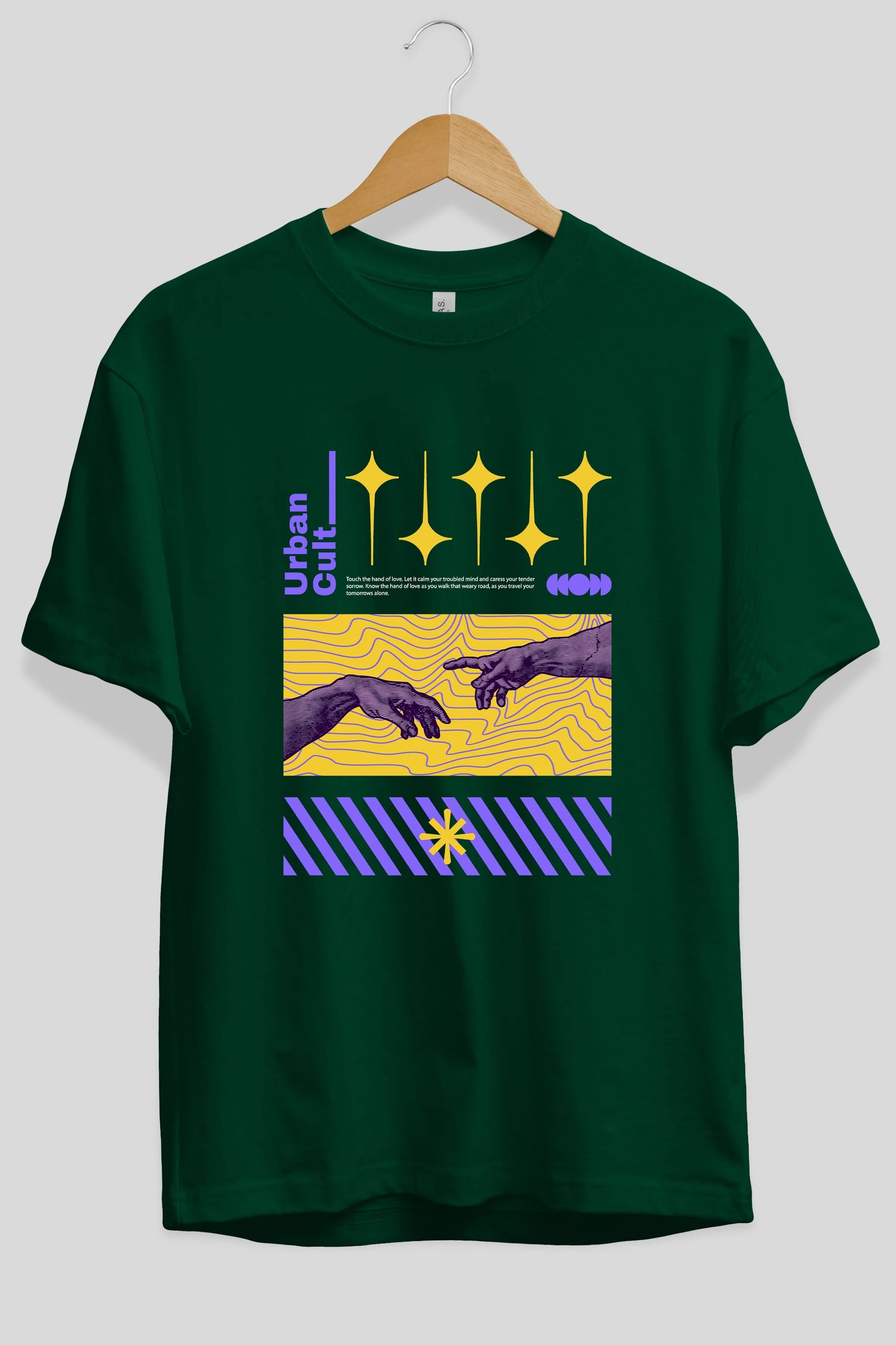 Urban Cult Ön Baskılı Oversize t-shirt Erkek Kadın Unisex