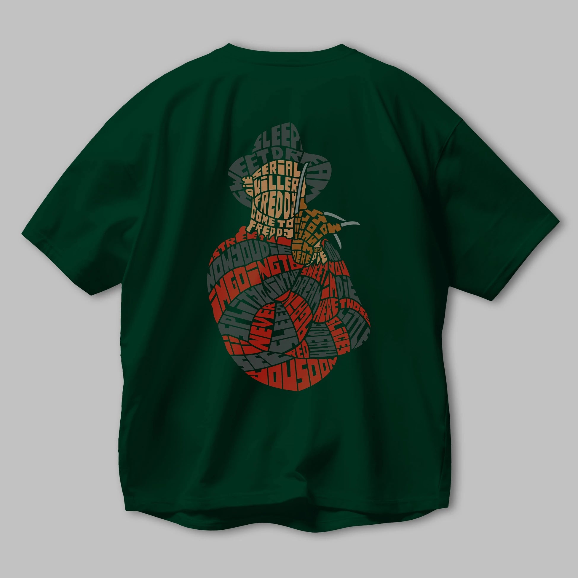 Sweet Dream Arka Baskılı Oversize t-shirt %100 pamuk Erkek Kadın Unisex