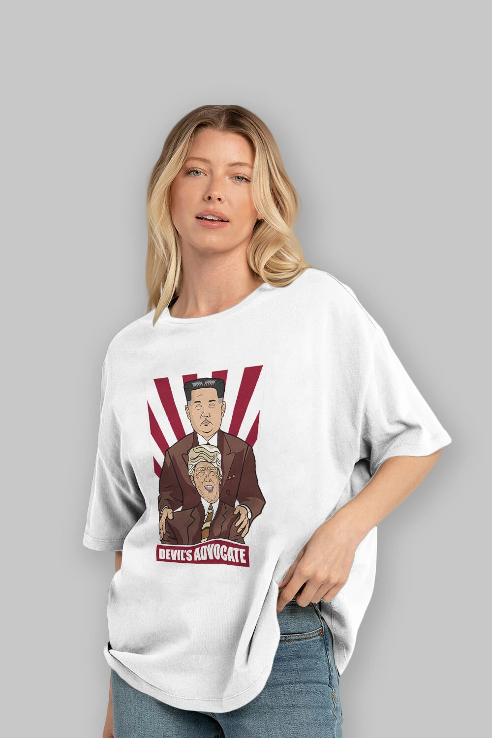 Devil_s Advocate Ön Baskılı Oversize t-shirt Erkek Kadın Unisex %100 Pamuk tişort