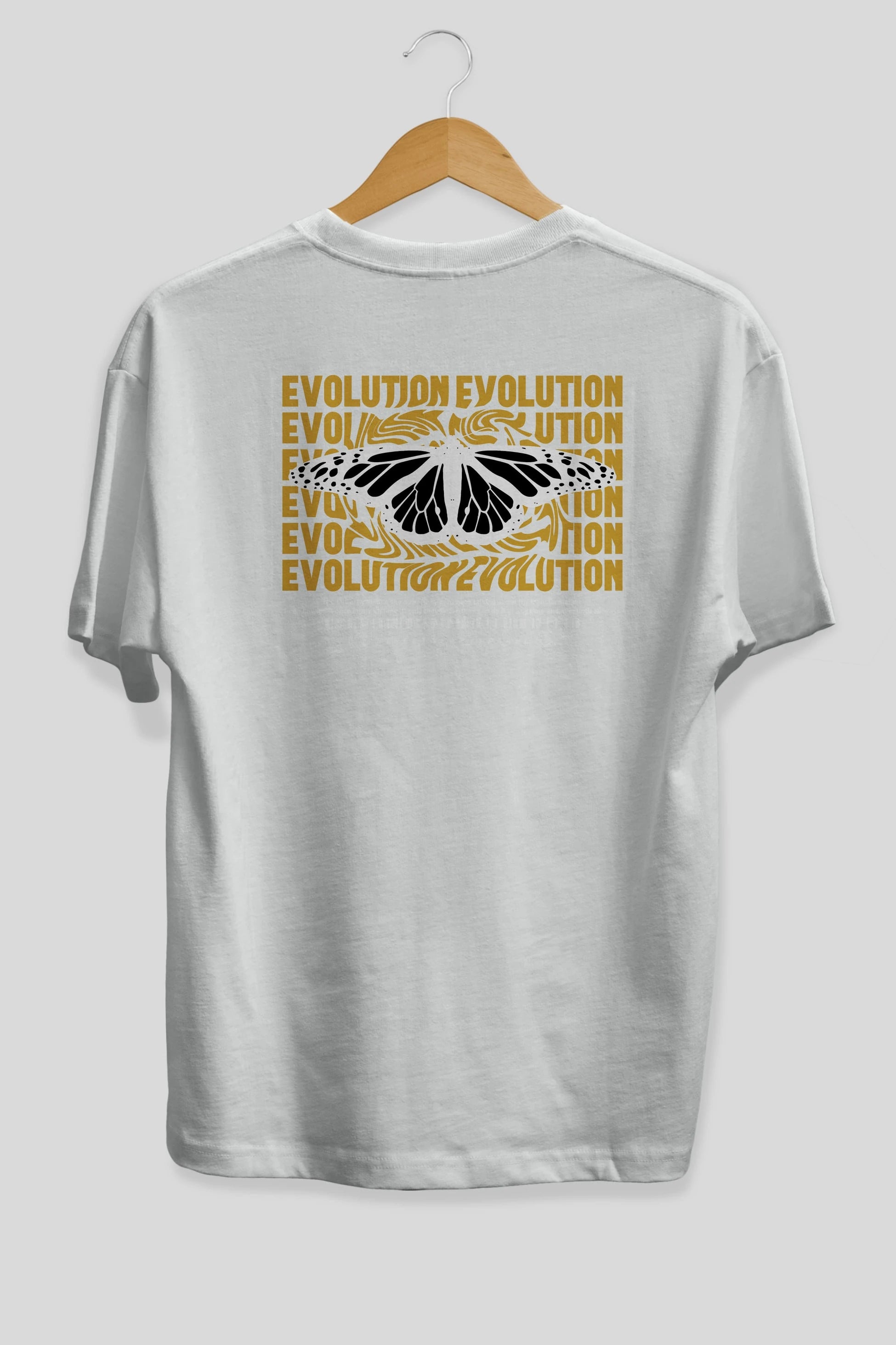 Evolution Urban Style Arka Baskılı Oversize t-shirt Erkek Kadın Unisex