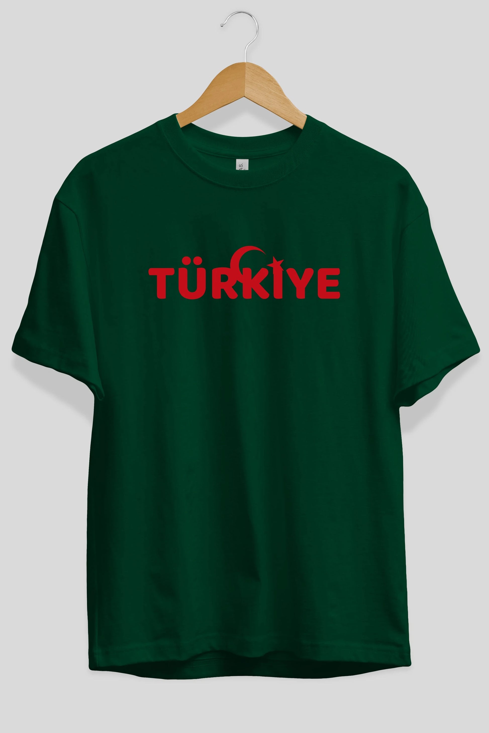 Türkiye Ön Baskılı Oversize t-shirt %100 pamuk Erkek Kadın Unisex