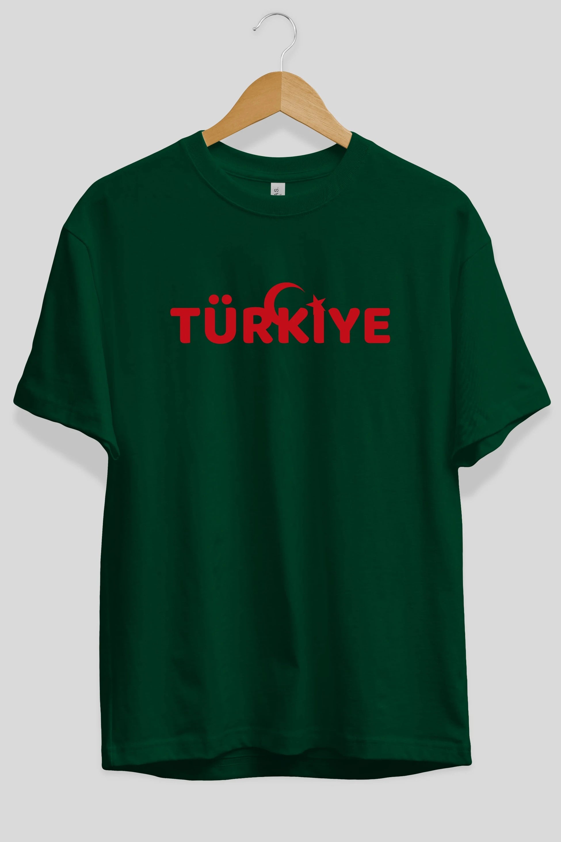 Türkiye Ön Baskılı Oversize t-shirt %100 pamuk Erkek Kadın Unisex