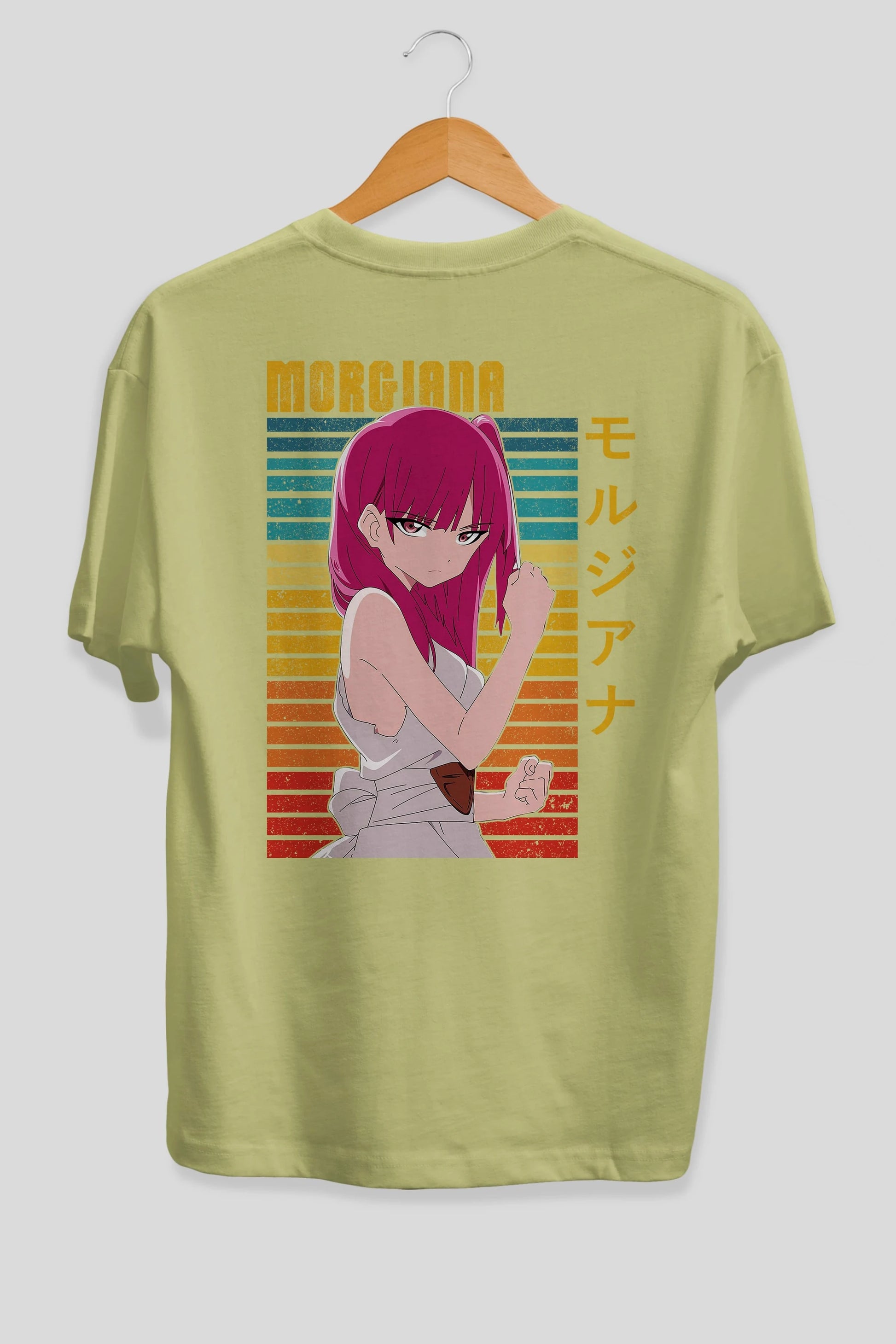 Morgiana 3 Anime Arka Baskılı Oversize t-shirt Erkek Kadın Unisex
