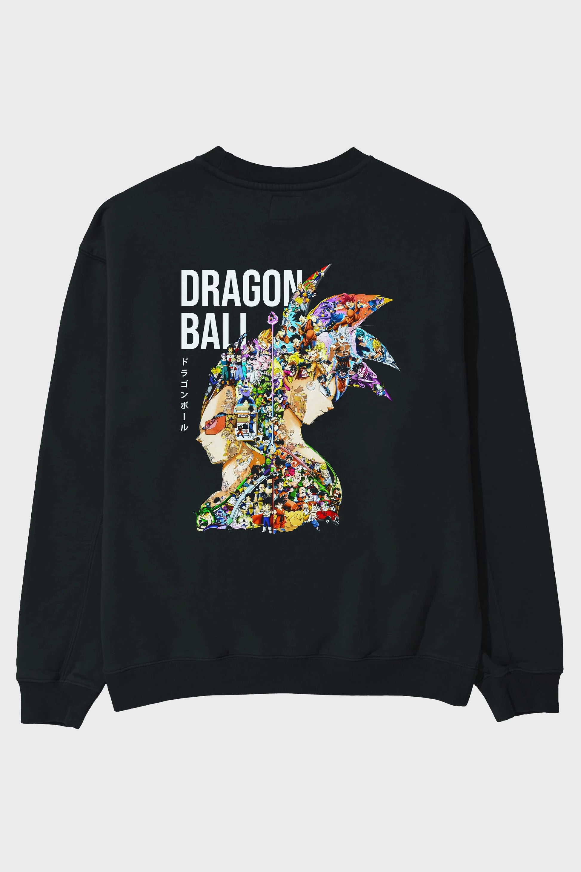 DRAGON BALL ART (5) Anime Arka Baskılı Oversize Sweatshirt Erkek Kadın Unisex