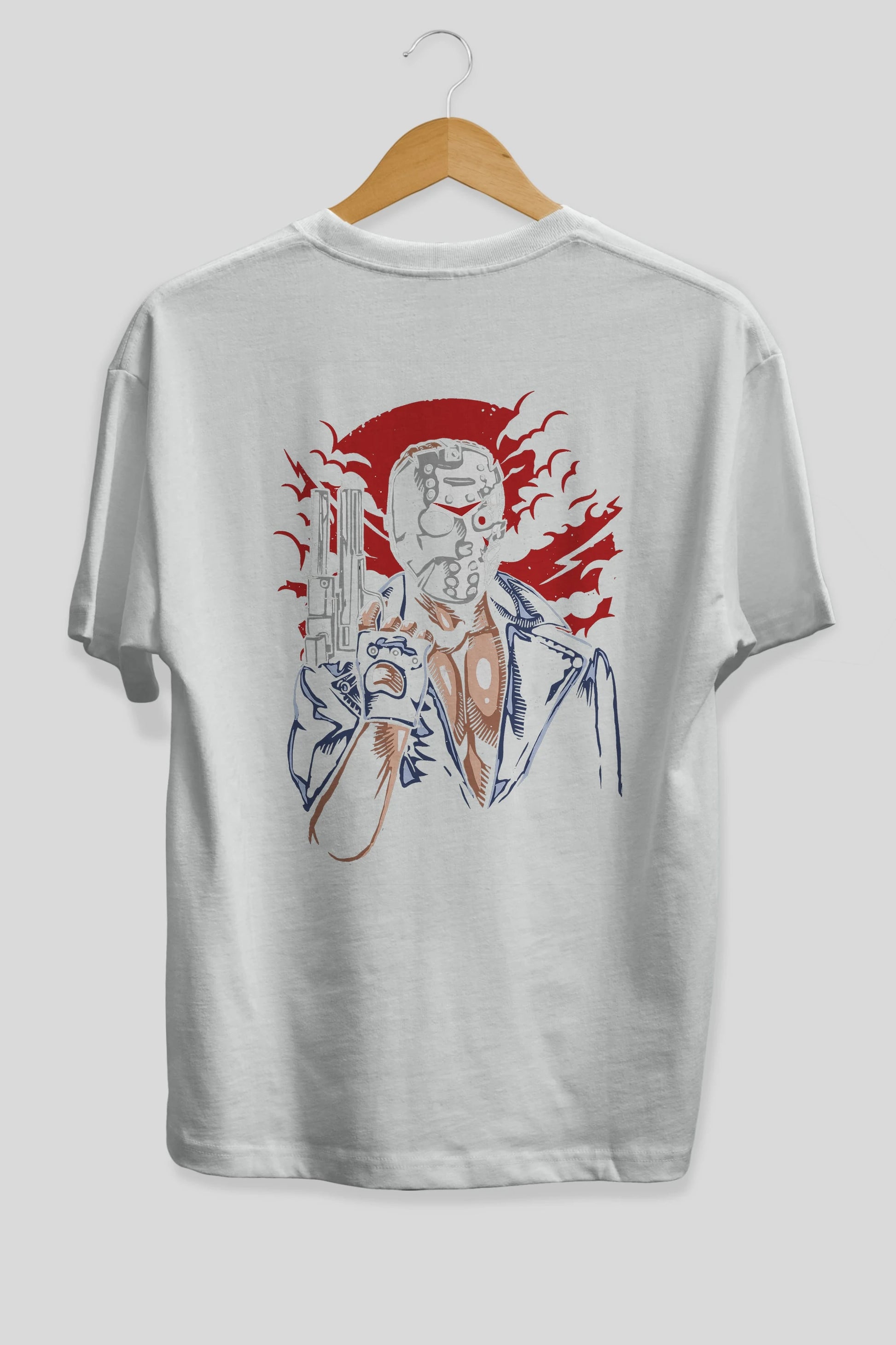 Jason Will Be Back Arka Baskılı Oversize t-shirt Erkek Kadın Unisex %100 Pamuk