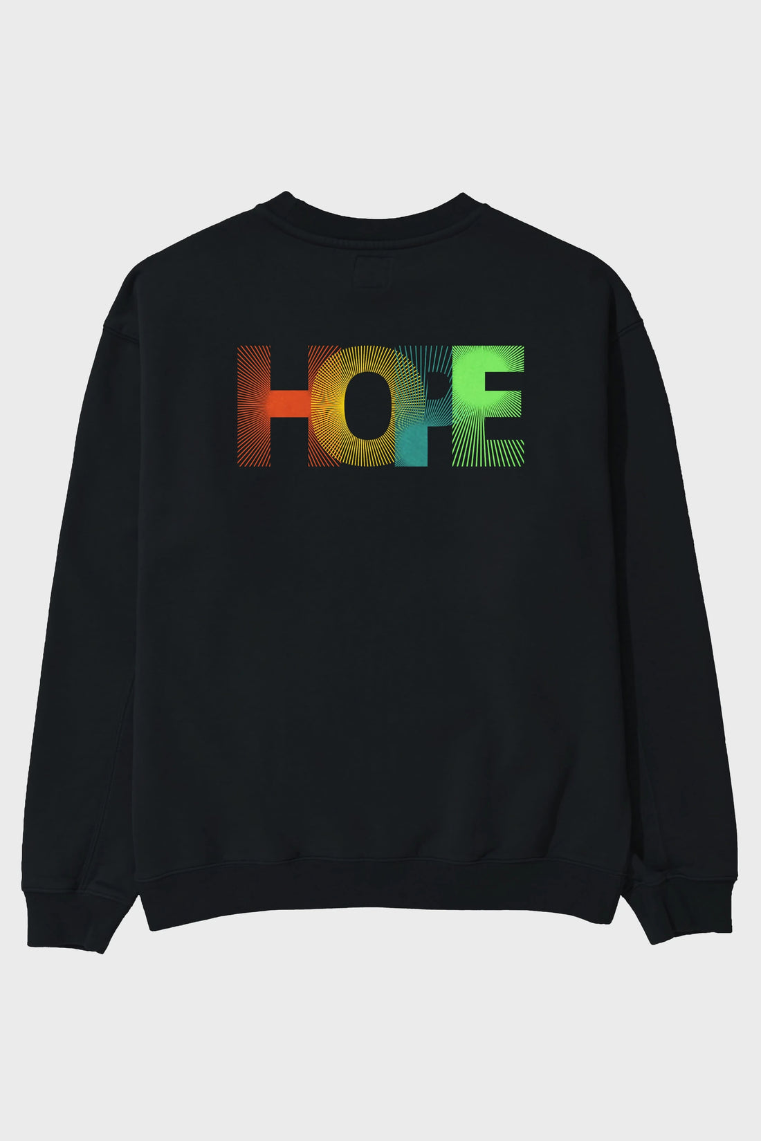 Hope Arka Baskılı Oversize Sweatshirt Erkek Kadın Unisex