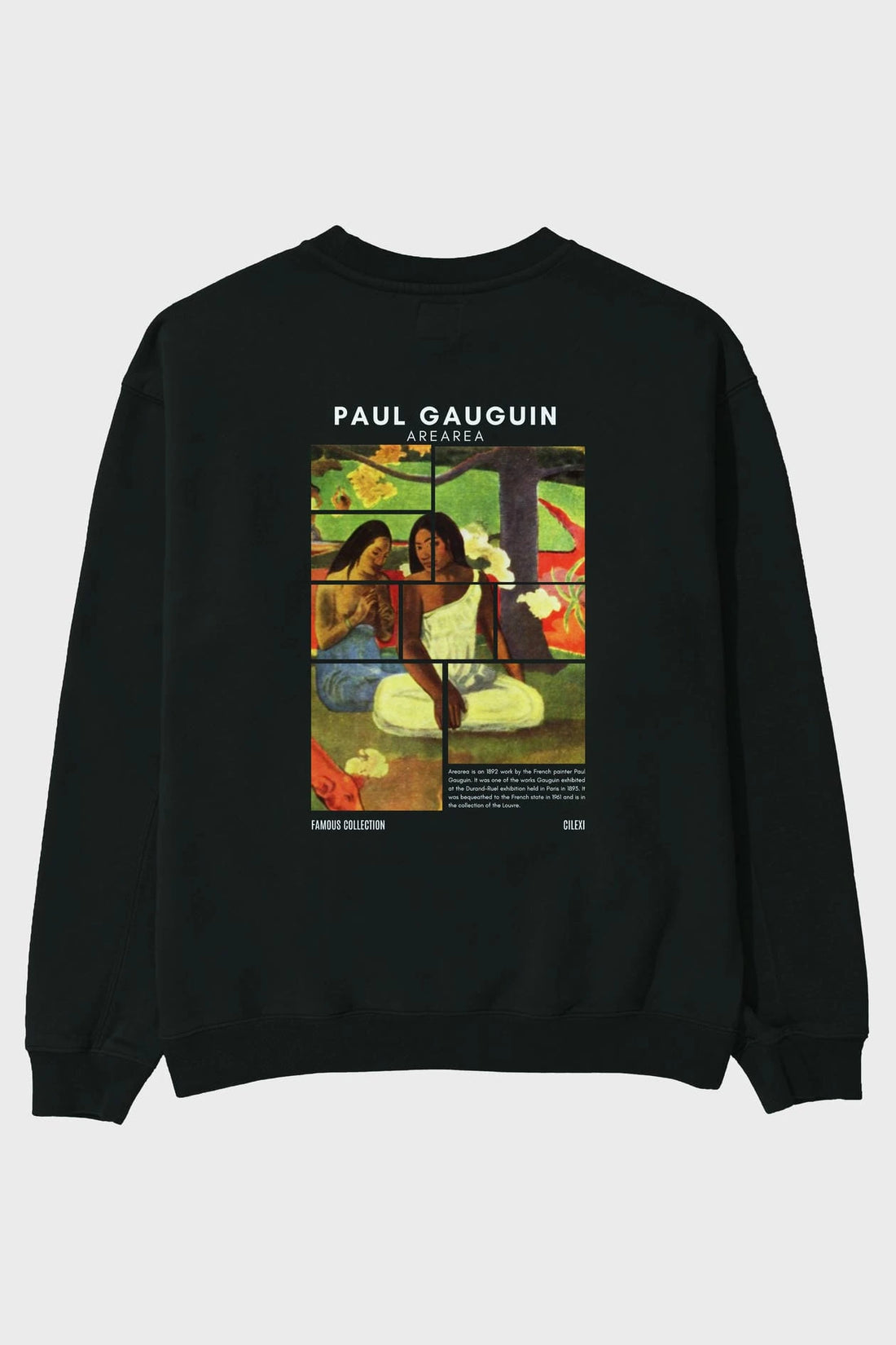 Paul Gauguin Arearea Arka Baskılı Oversize Sweatshirt Erkek Kadın Unisex