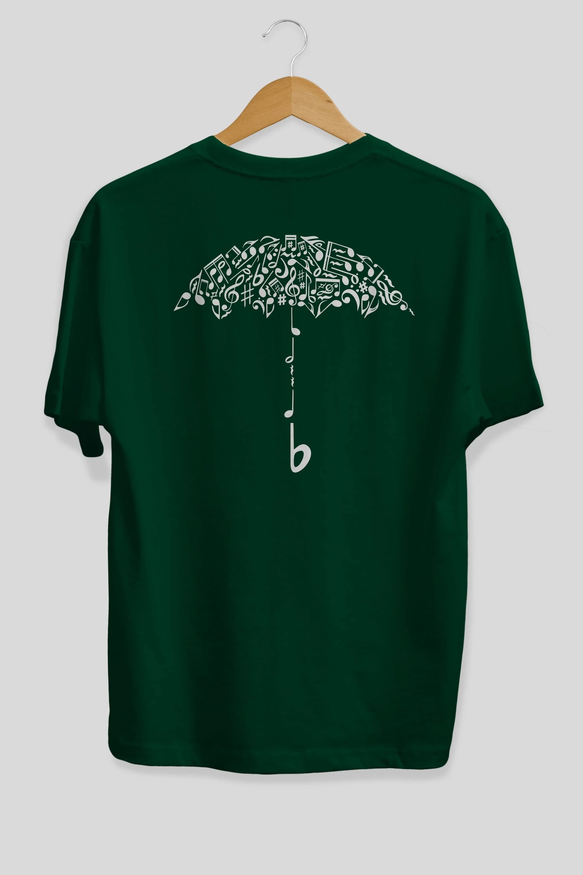 Sound Of Rain Arka Baskılı Oversize t-shirt %100 pamuk Erkek Kadın Unisex