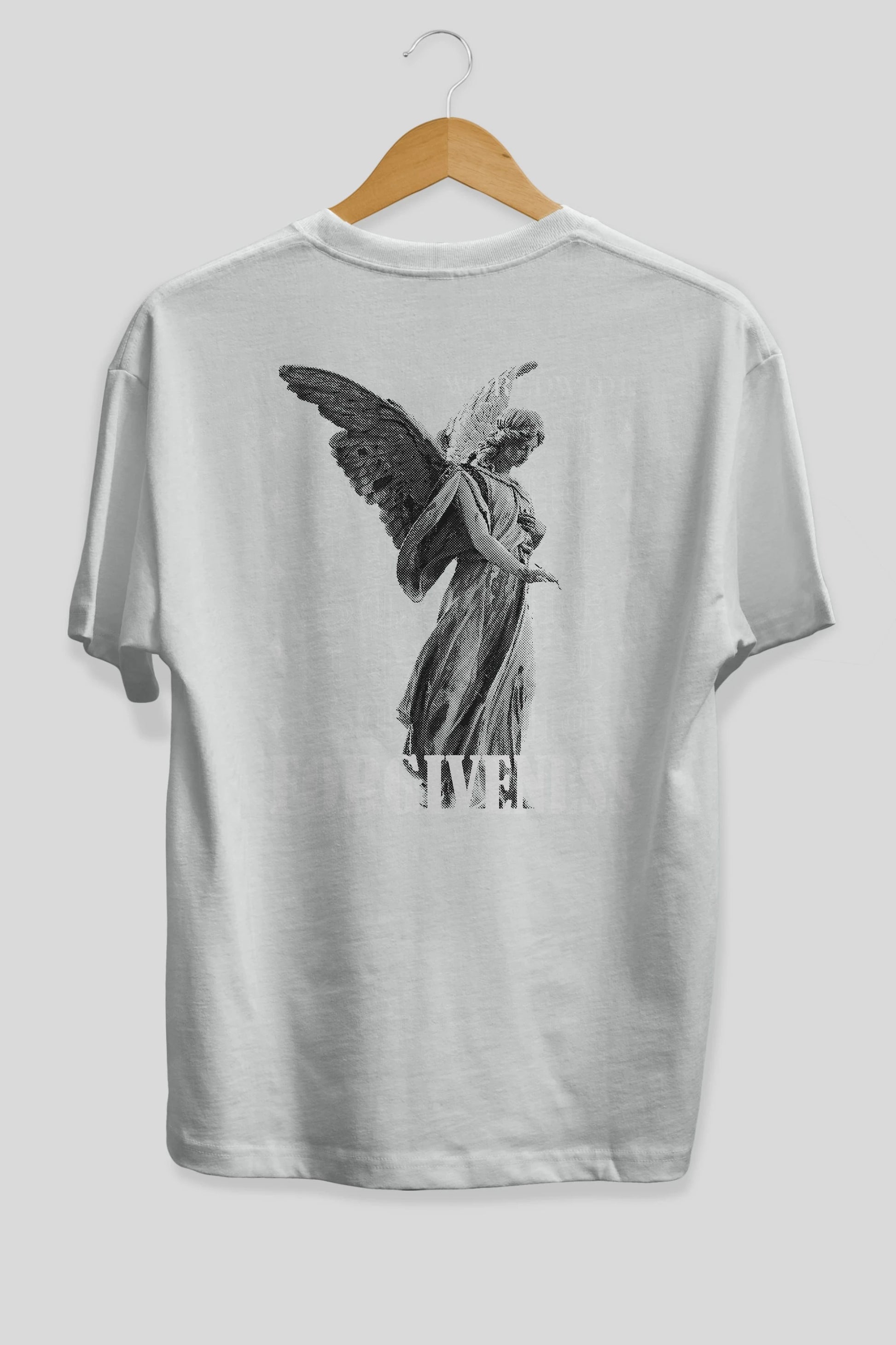 Angel Forgiveness Arka Baskılı Oversize t-shirt Erkek Kadın Unisex