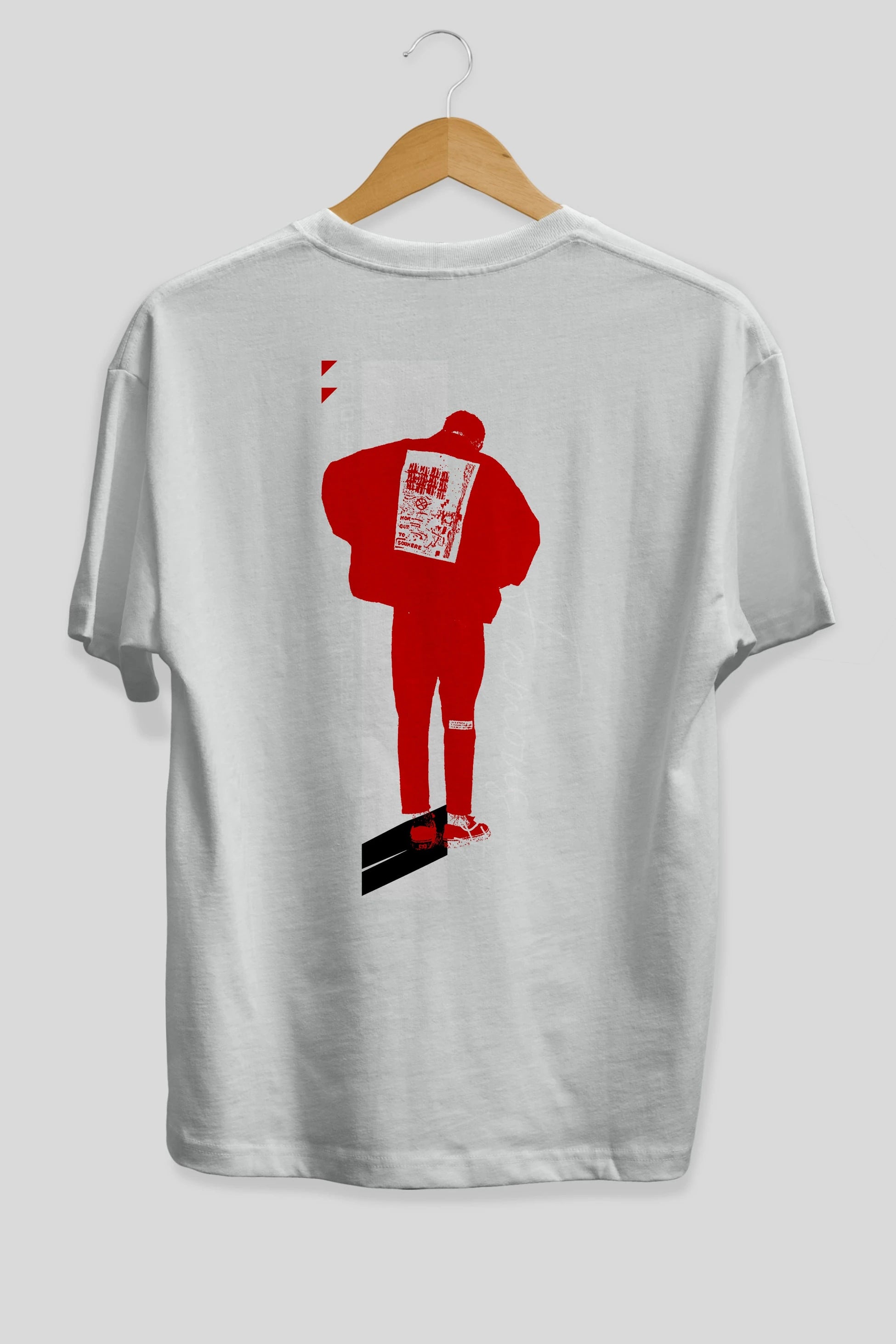 Brooklyn Style Arka Baskılı Oversize t-shirt Erkek Kadın Unisex
