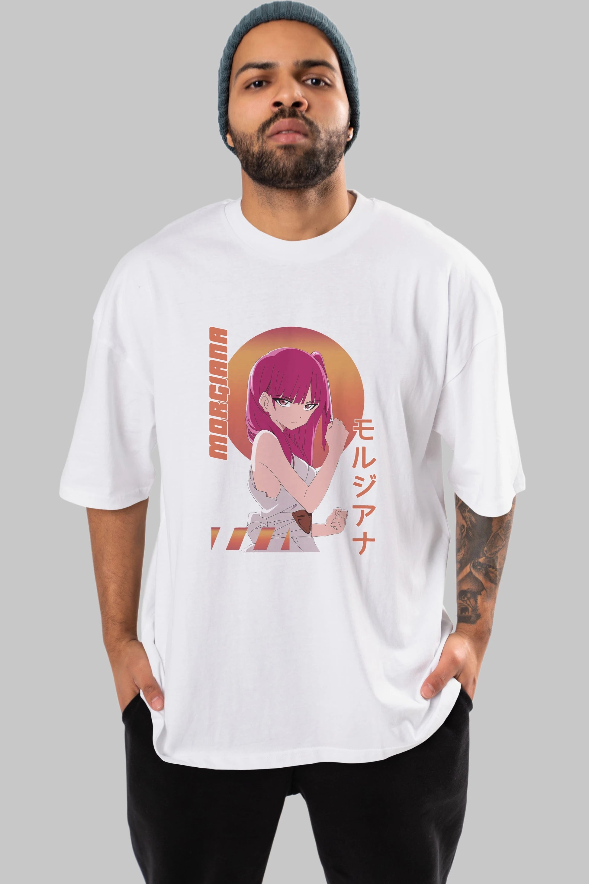 Morgiana 5 Anime Ön Baskılı Oversize t-shirt %100 pamuk Erkek Kadın Unisex