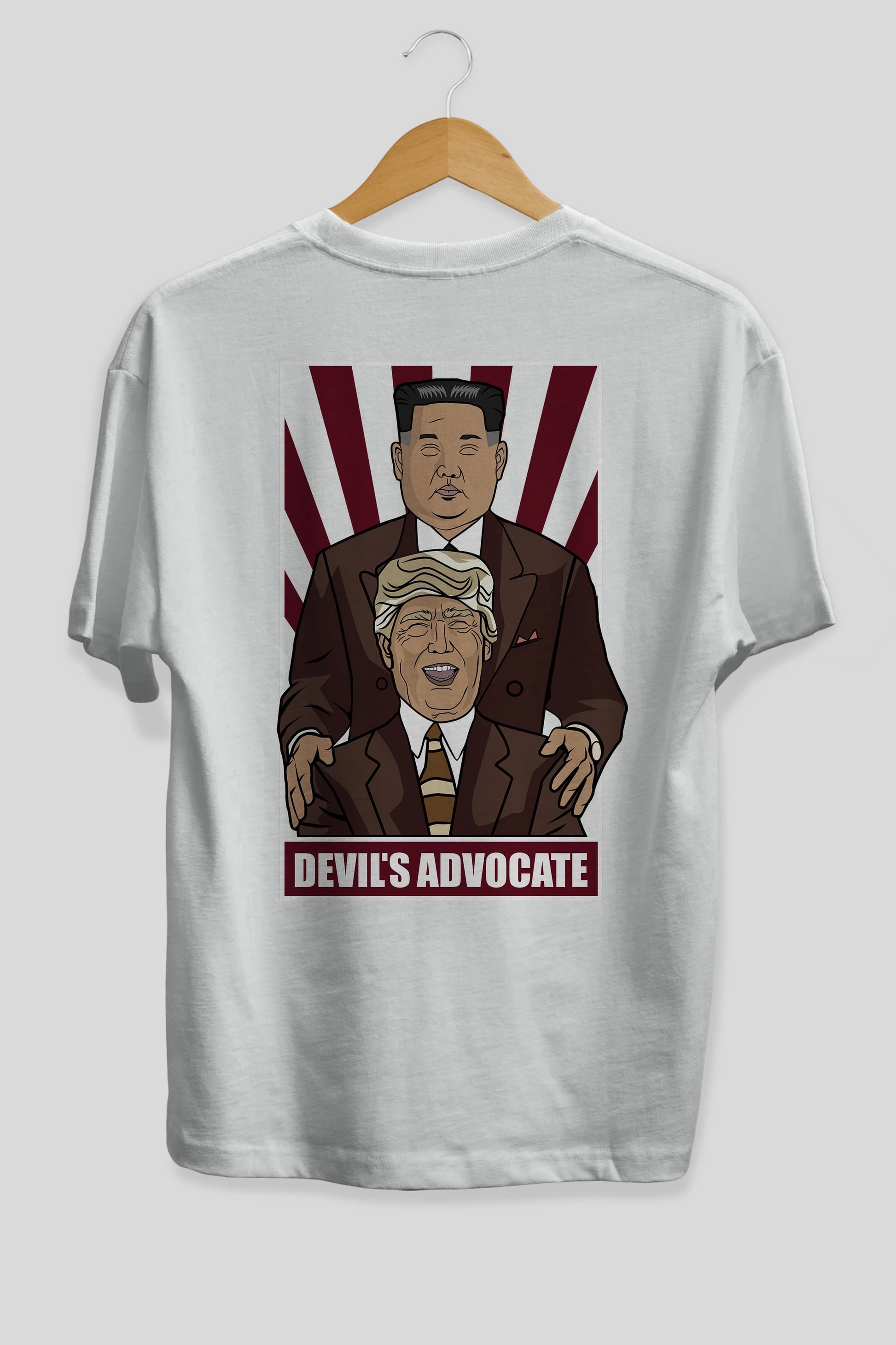 Devil_s Advocate Arka Baskılı Oversize t-shirt Erkek Kadın Unisex %100 Pamuk tişort