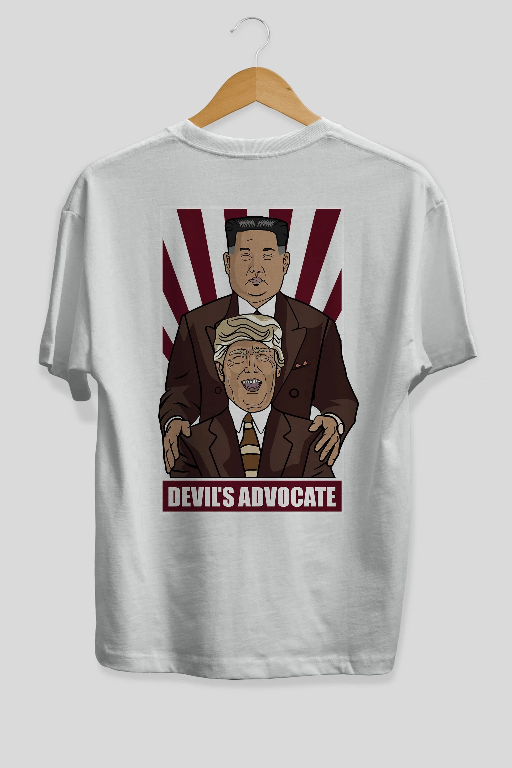 Devil_s Advocate Arka Baskılı Oversize t-shirt Erkek Kadın Unisex %100 Pamuk tişort
