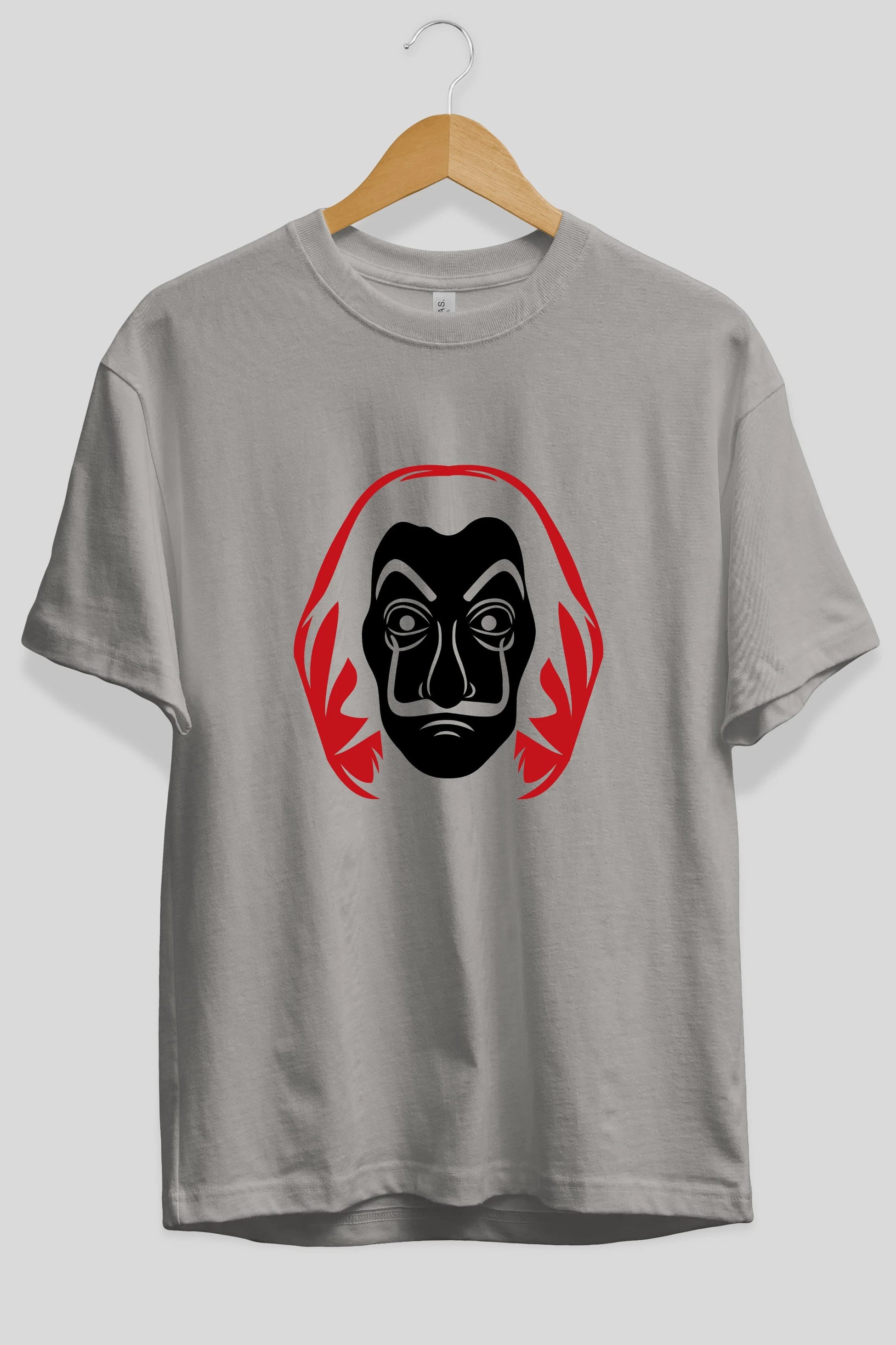 La Casa De Papel (8) Ön Baskılı Oversize t-shirt Erkek Kadın Unisex %100 Pamuk Bisiklet Yaka tişort