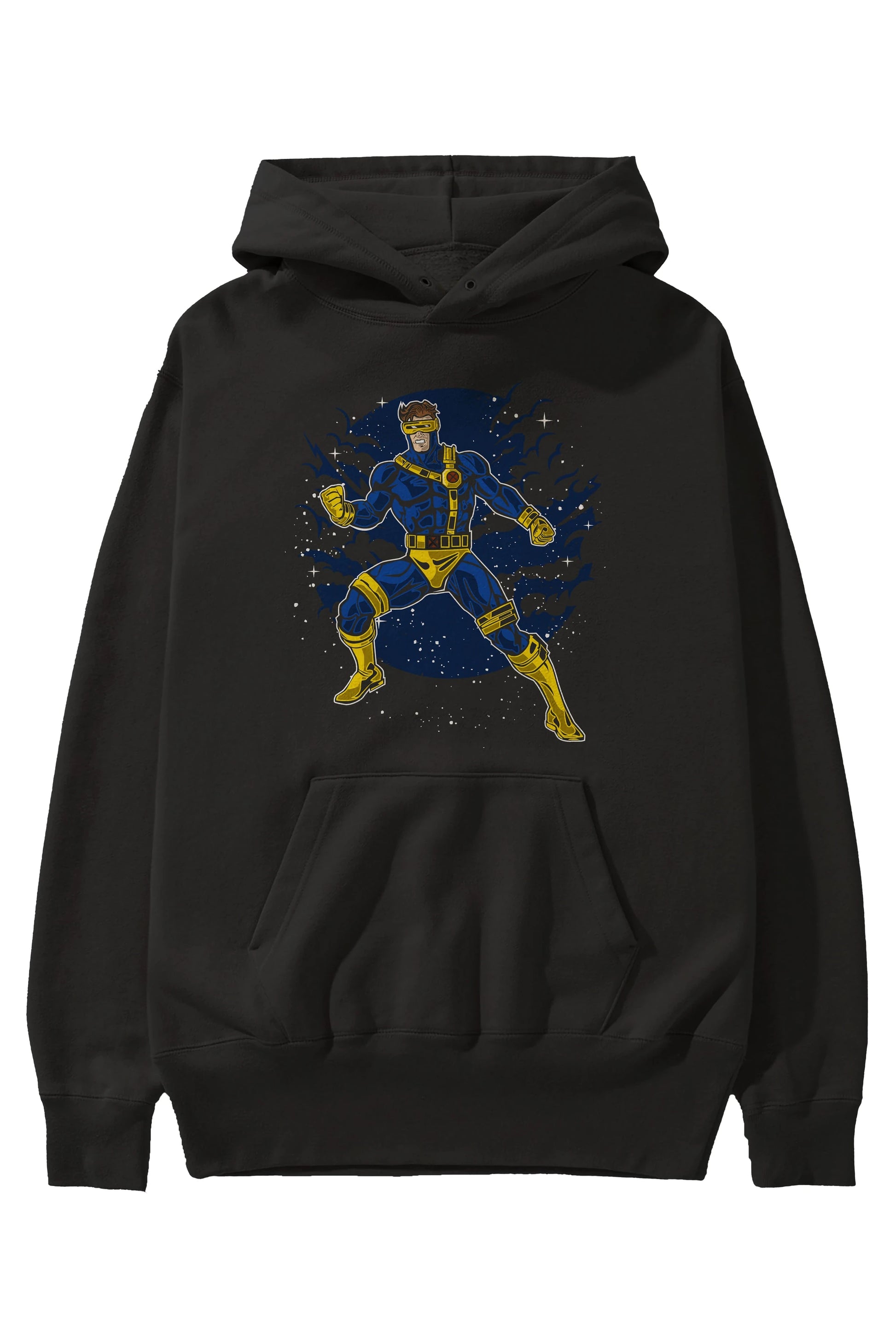 CYCLOPS Ön Baskılı Hoodie Oversize Kapüşonlu Sweatshirt Erkek Kadın Unisex