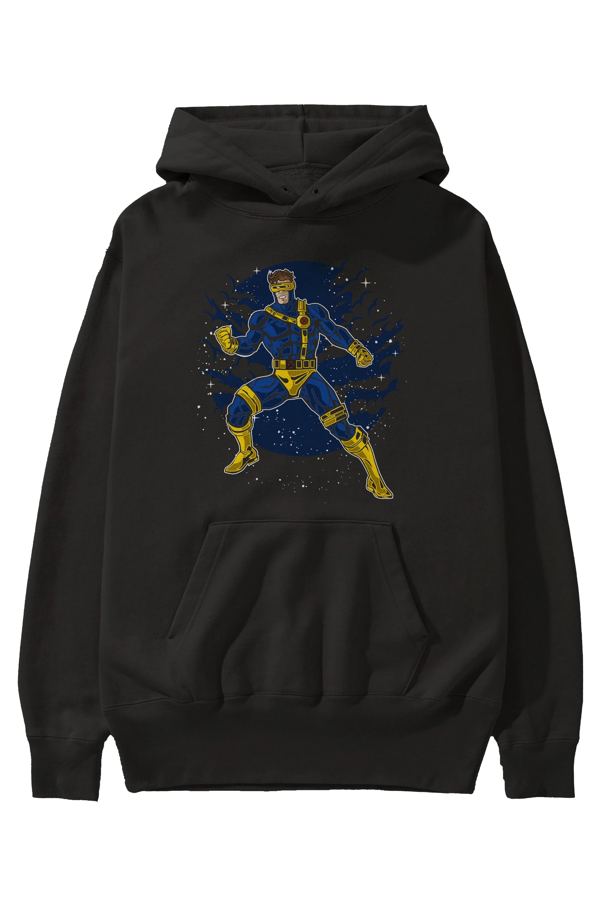 CYCLOPS Ön Baskılı Hoodie Oversize Kapüşonlu Sweatshirt Erkek Kadın Unisex