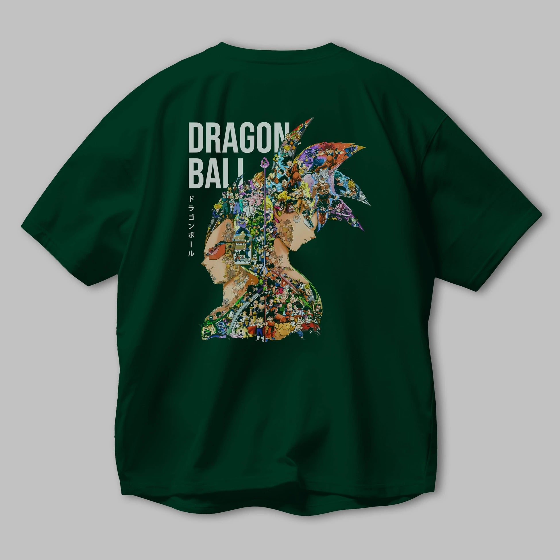 DRAGON BALL ART (5) Anime Arka Baskılı Oversize t-shirt Erkek Kadın Unisex