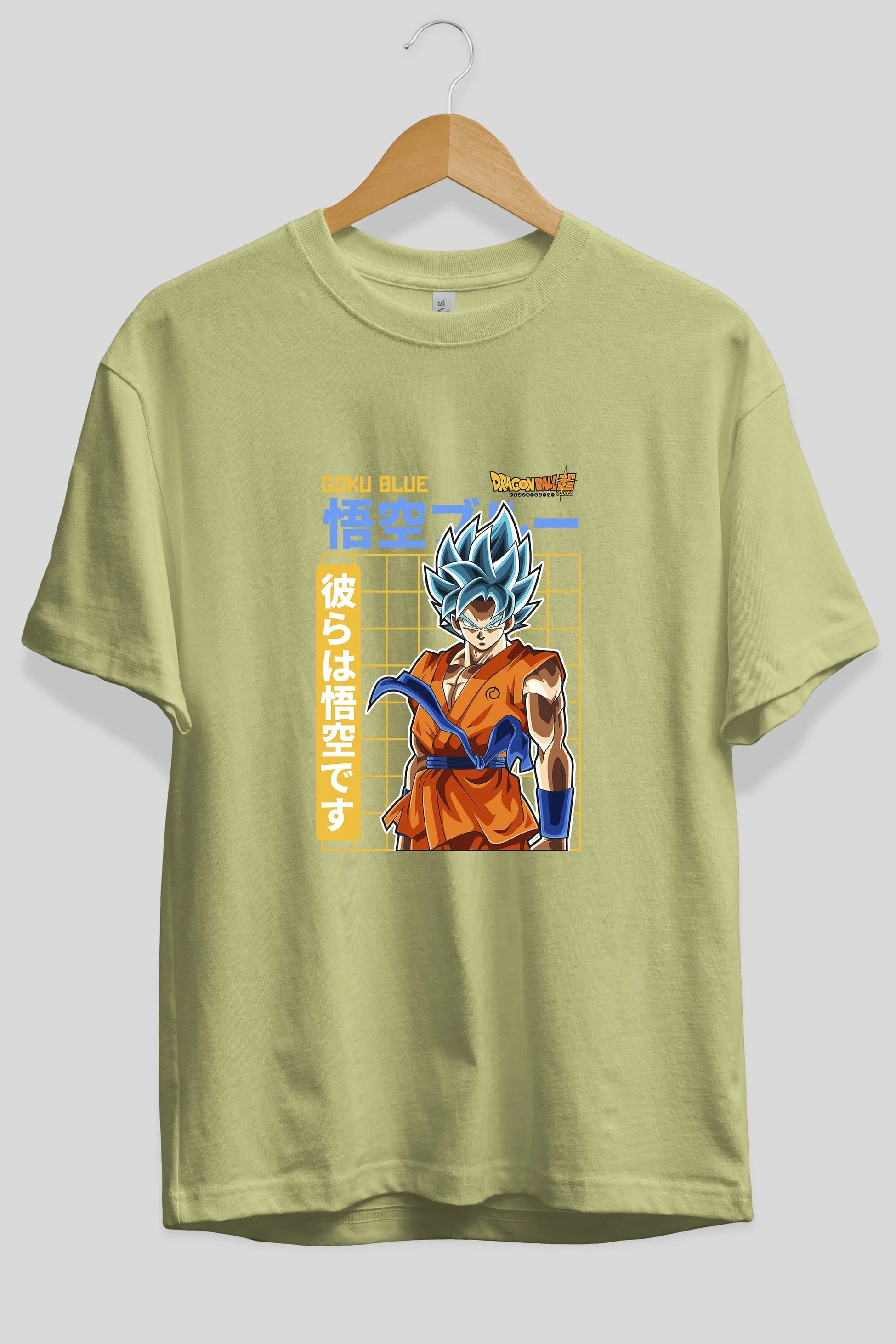 GOKU 1 Anime Ön Baskılı Oversize t-shirt %100 pamuk Erkek Kadın Unisex