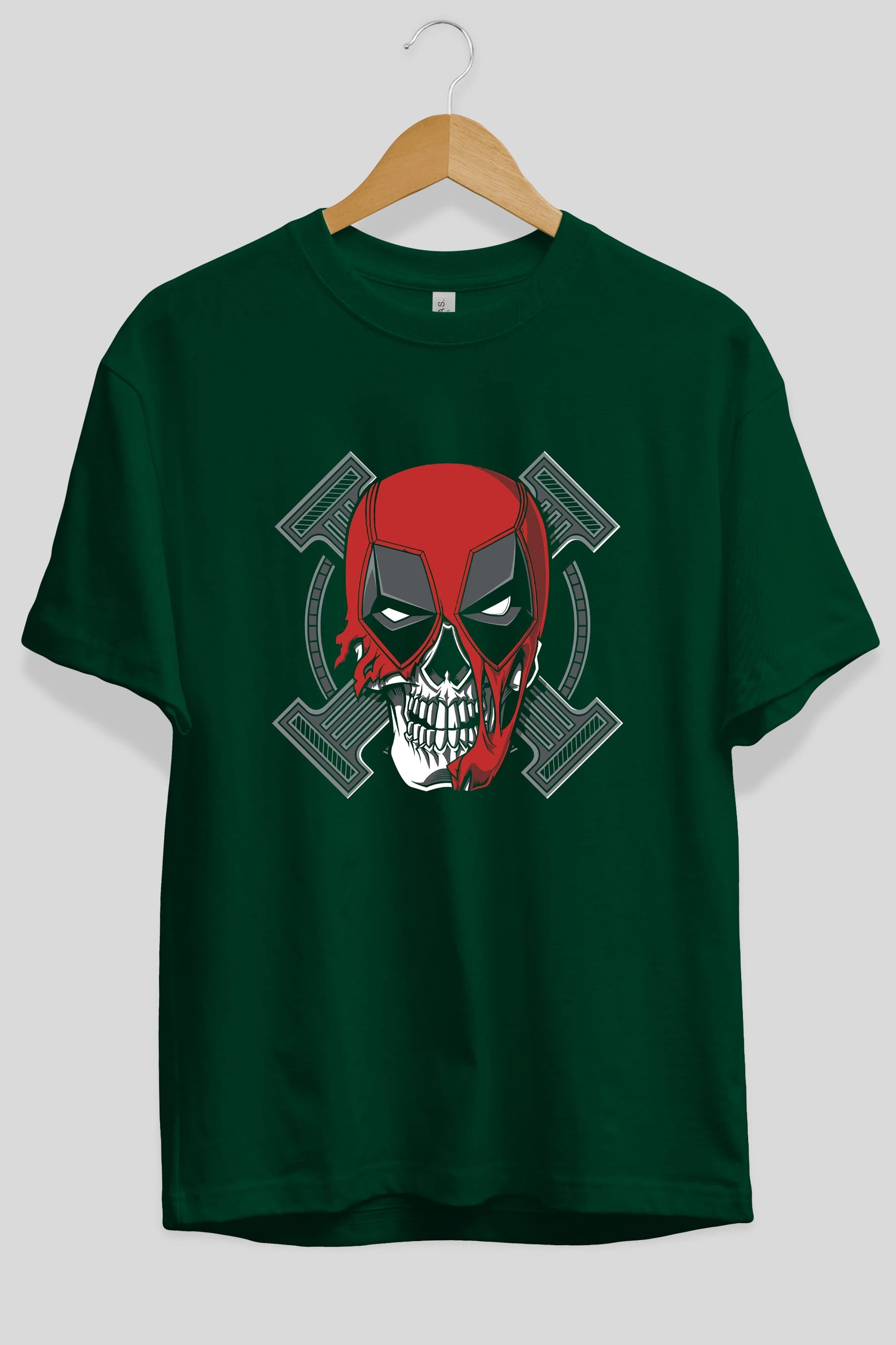 Deadpool (7) Ön Baskılı Oversize t-shirt Erkek Kadın Unisex %100 Pamuk Bisiklet Yaka tişort