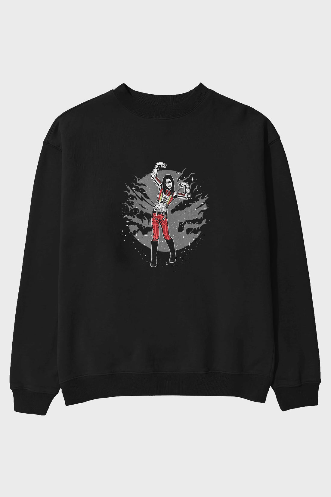 Marilyn Manson Ön Baskılı Oversize Sweatshirt Erkek Kadın Unisex