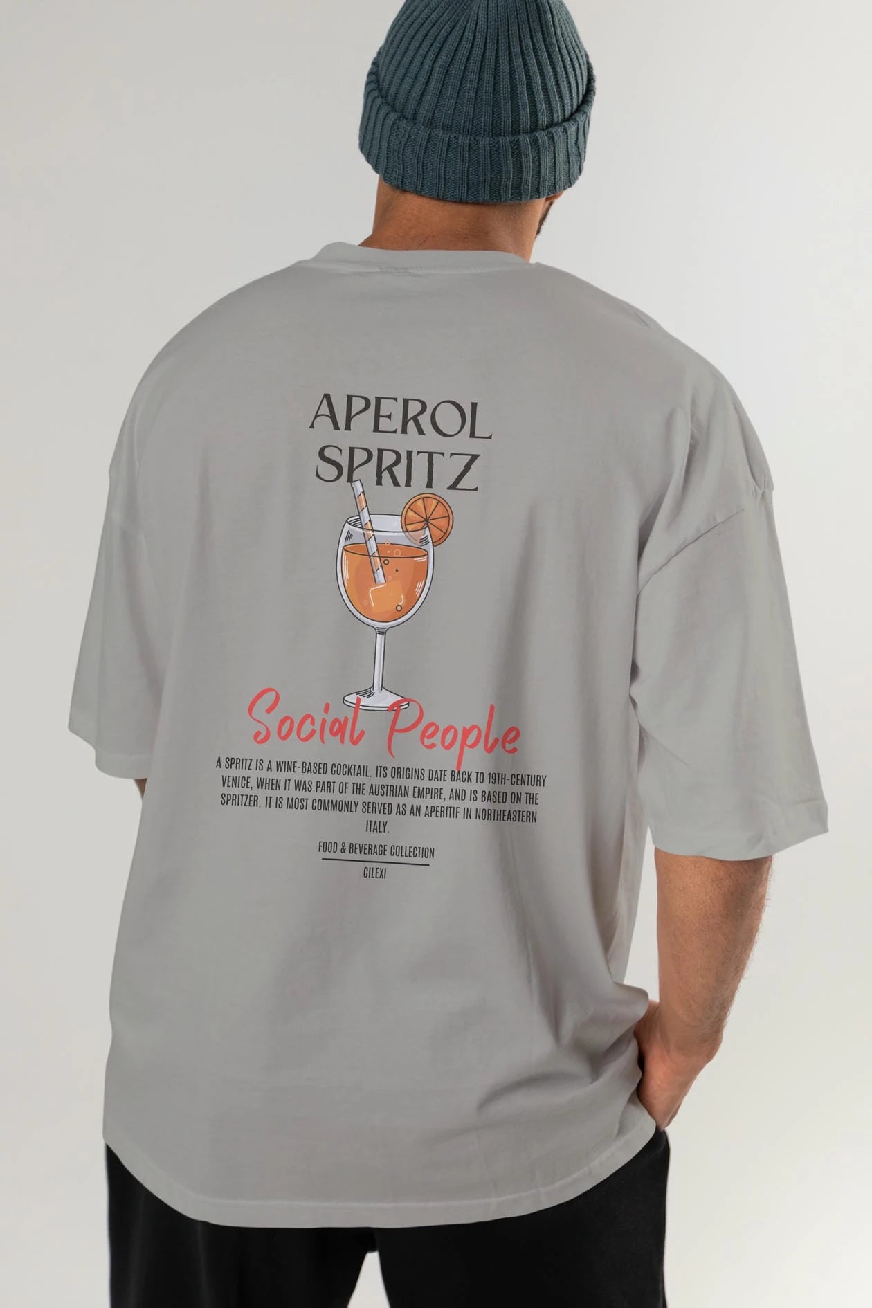 Aperol Sprıtz Kokteyl Serisi Baskılı Oversize t-shirt Erkek Kadın Unisex %100 Pamuk Bisiklet Yaka tişort
