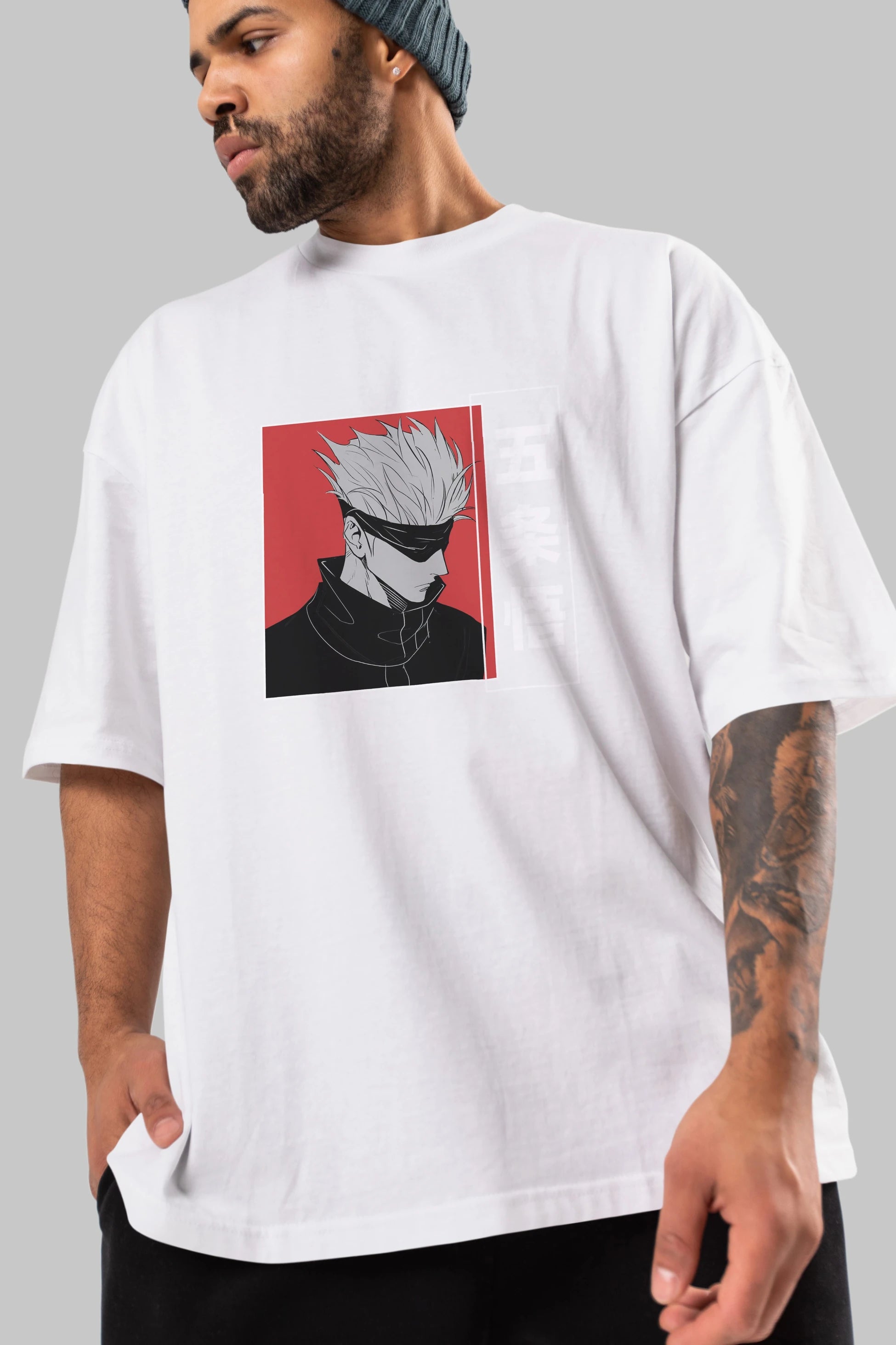 JUJUTSU KAISEN 2 Anime Ön Baskılı Oversize t-shirt %100 pamuk Erkek Kadın Unisex