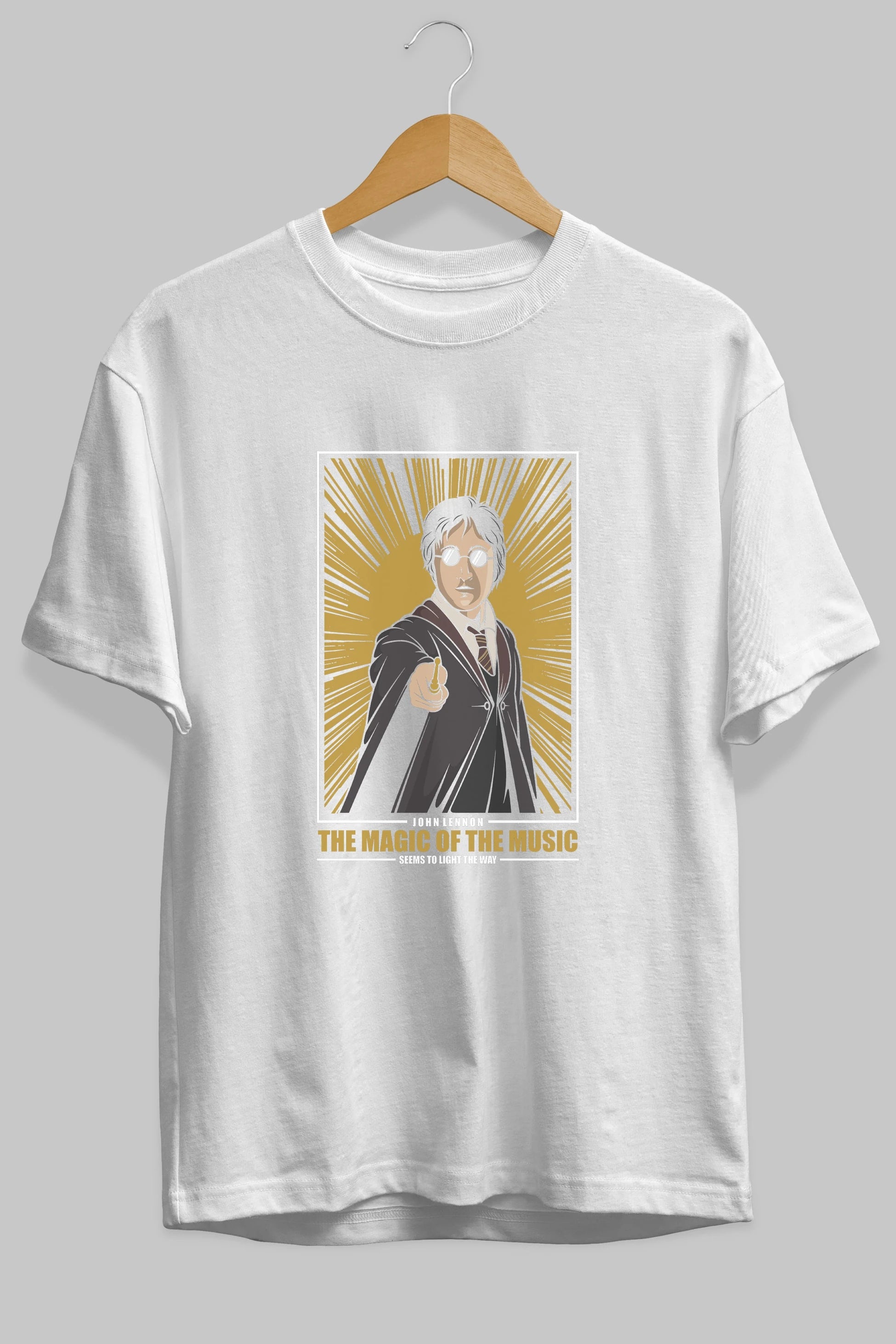 John Potter Ön Baskılı Oversize t-shirt Erkek Kadın Unisex %100 Pamuk tişort