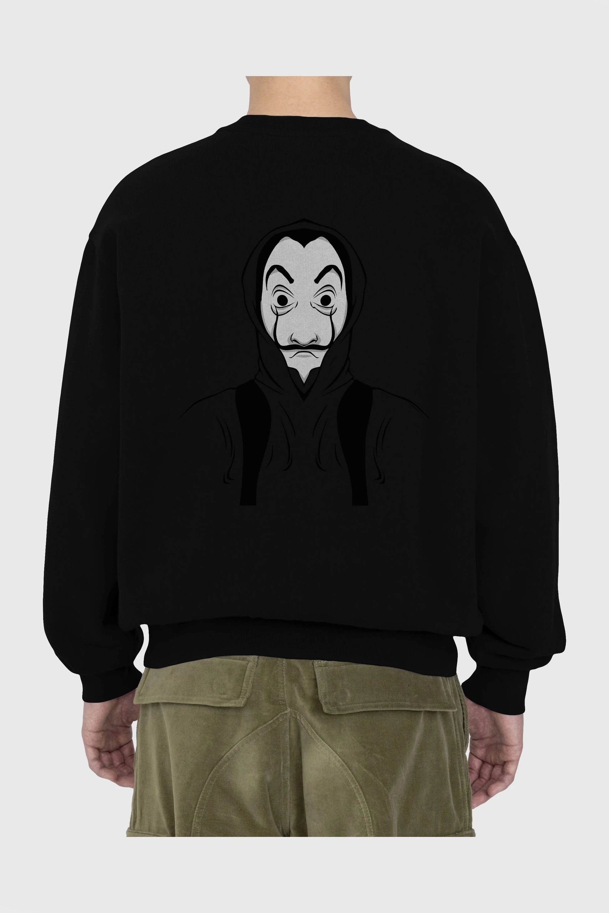 La Casa De Papel (7) Arka Baskılı Oversize Sweatshirt Erkek Kadın Unisex