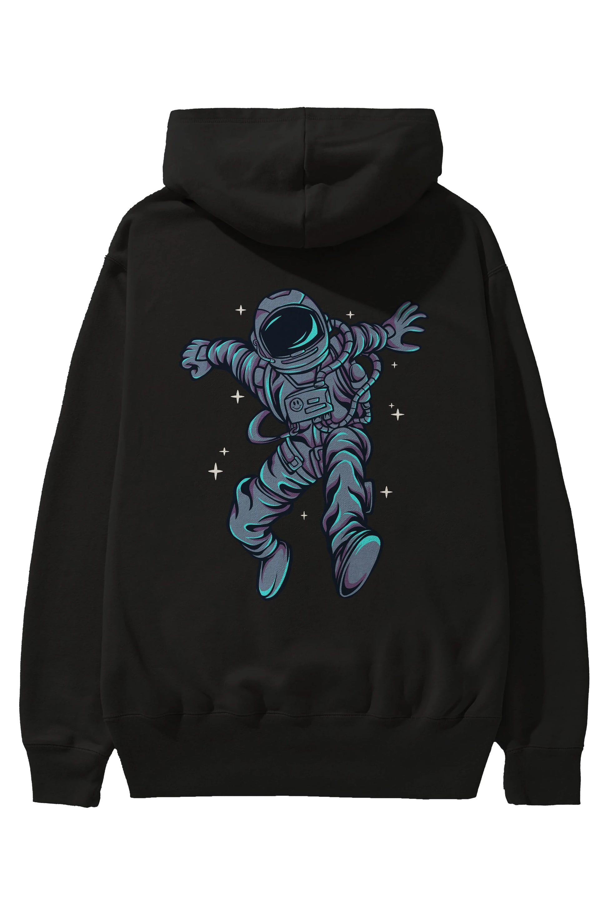 Astrostars tshirt Arka Baskılı Hoodie Oversize Kapüşonlu Sweatshirt Erkek Kadın Unisex