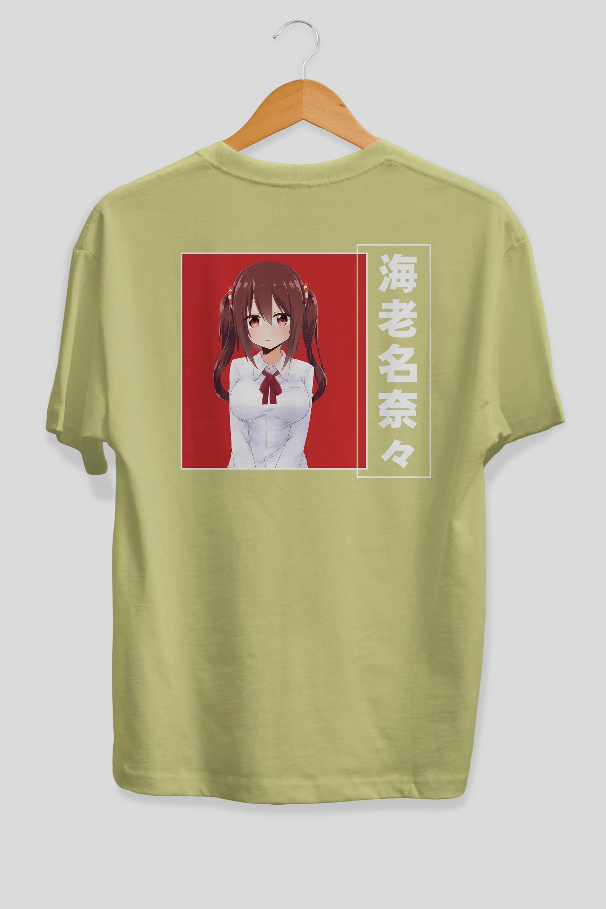 Nana Ebina 1 Anime Arka Baskılı Oversize t-shirt Erkek Kadın Unisex