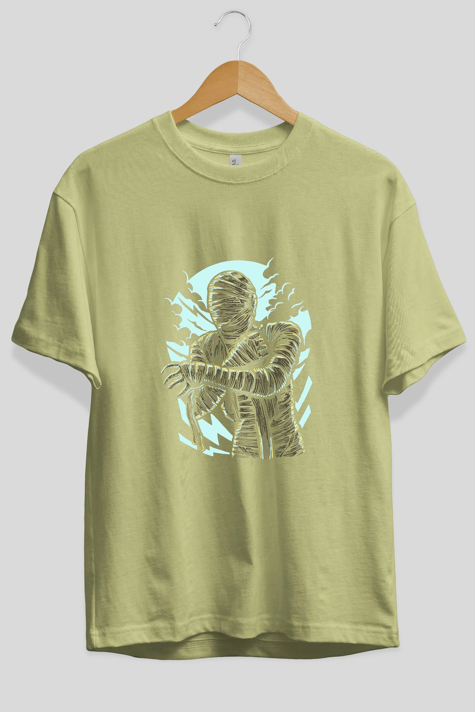 The Mummy Ön Baskılı Oversize t-shirt Erkek Kadın Unisex %100 Pamuk tişort