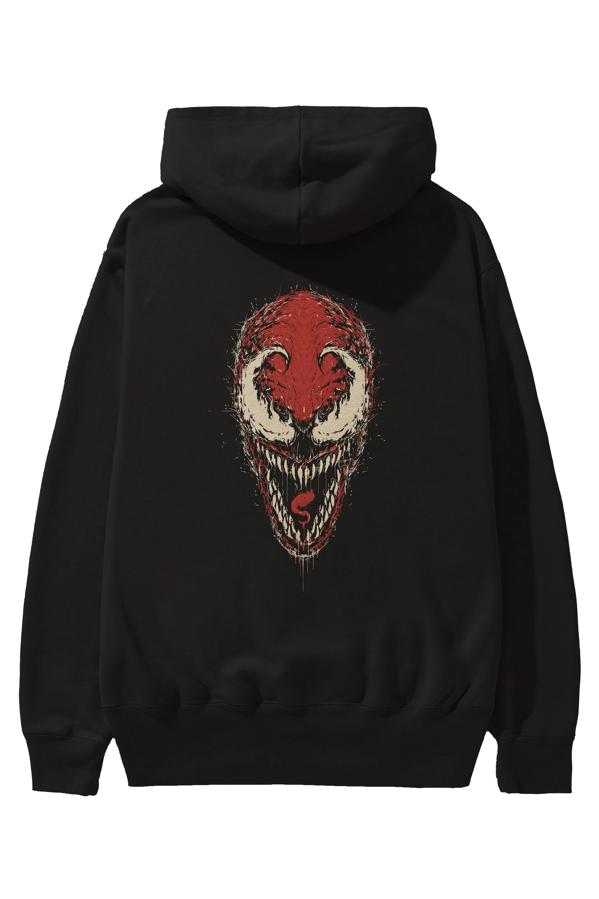 Venom (12) Arka Baskılı Hoodie Oversize Kapüşonlu Sweatshirt Erkek Kadın Unisex
