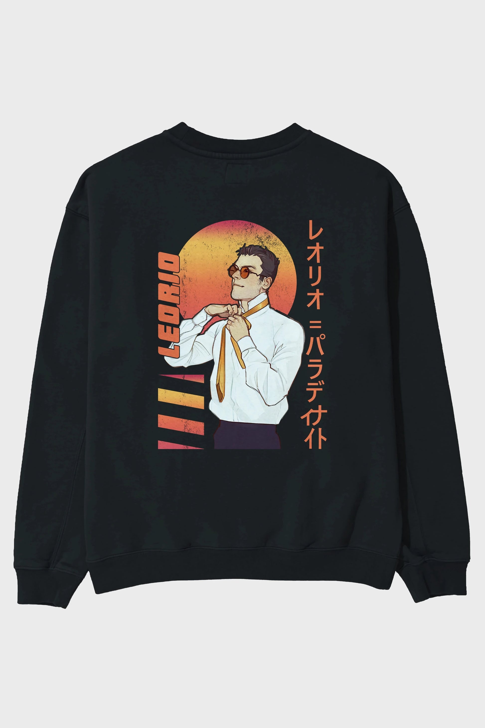 Leorio Paladiknight 5 (2) Anime Arka Baskılı Oversize Sweatshirt Erkek Kadın Unisex