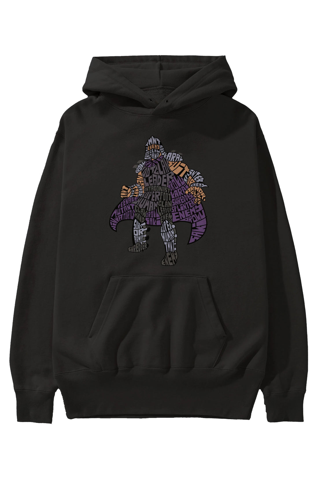 Foot Clan Leader Ön Baskılı Hoodie Oversize Kapüşonlu Sweatshirt Erkek Kadın Unisex