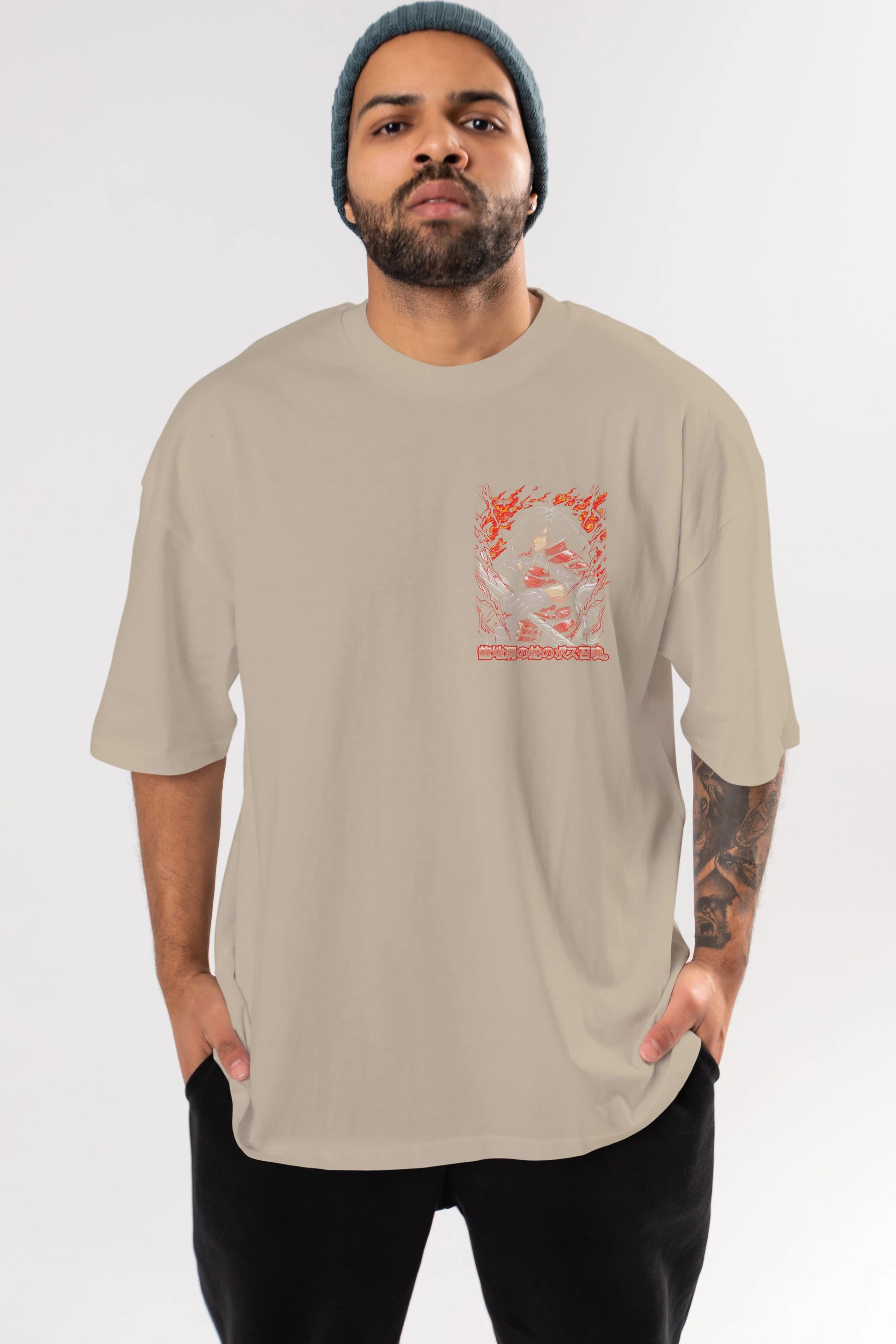 NARUTO (12) Ön Sol Baskılı Oversize t-shirt Erkek Kadın Unisex %100 Pamuk Bisiklet Yaka tişort