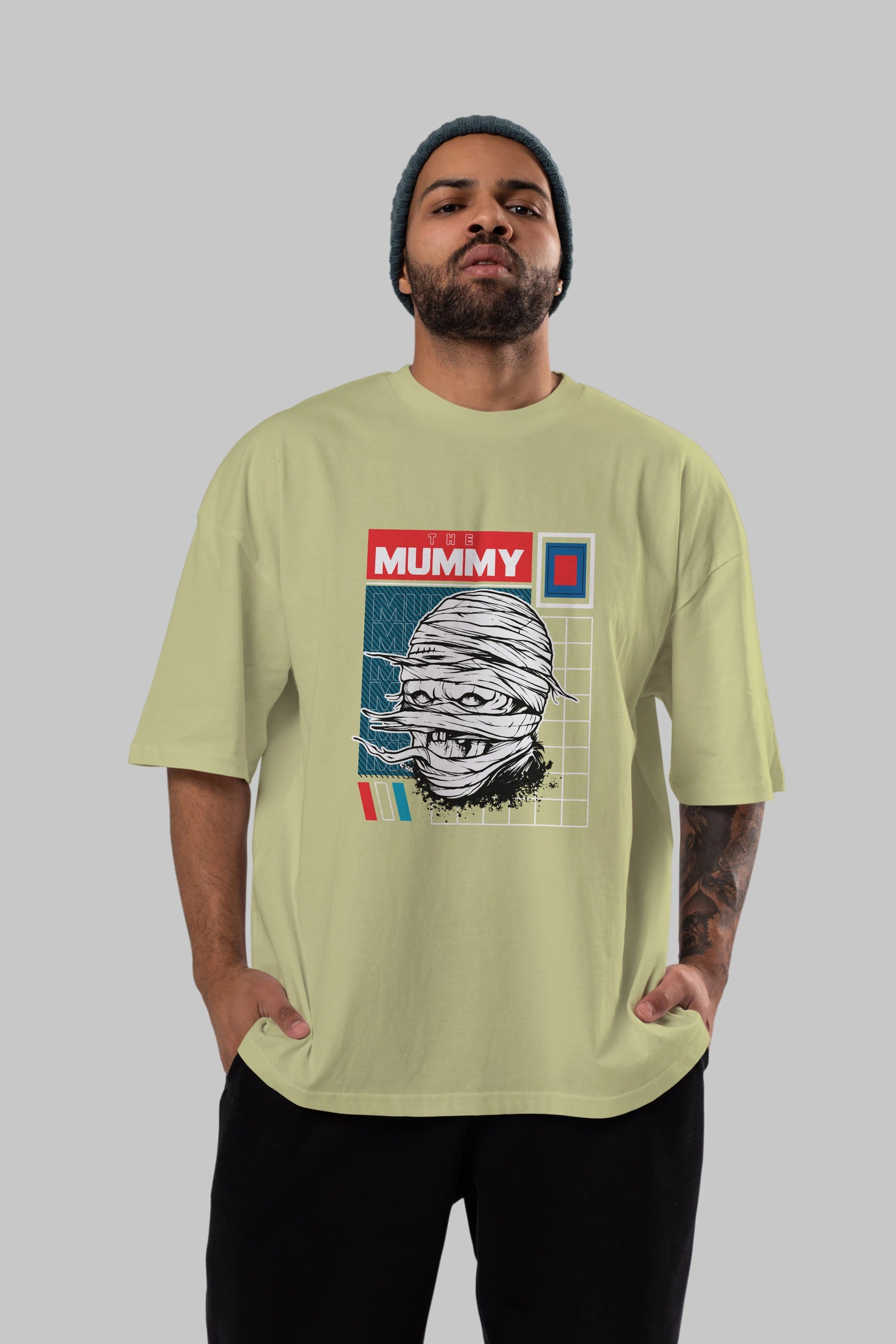 The Mummy Ön Baskılı Oversize t-shirt Erkek Kadın Unisex