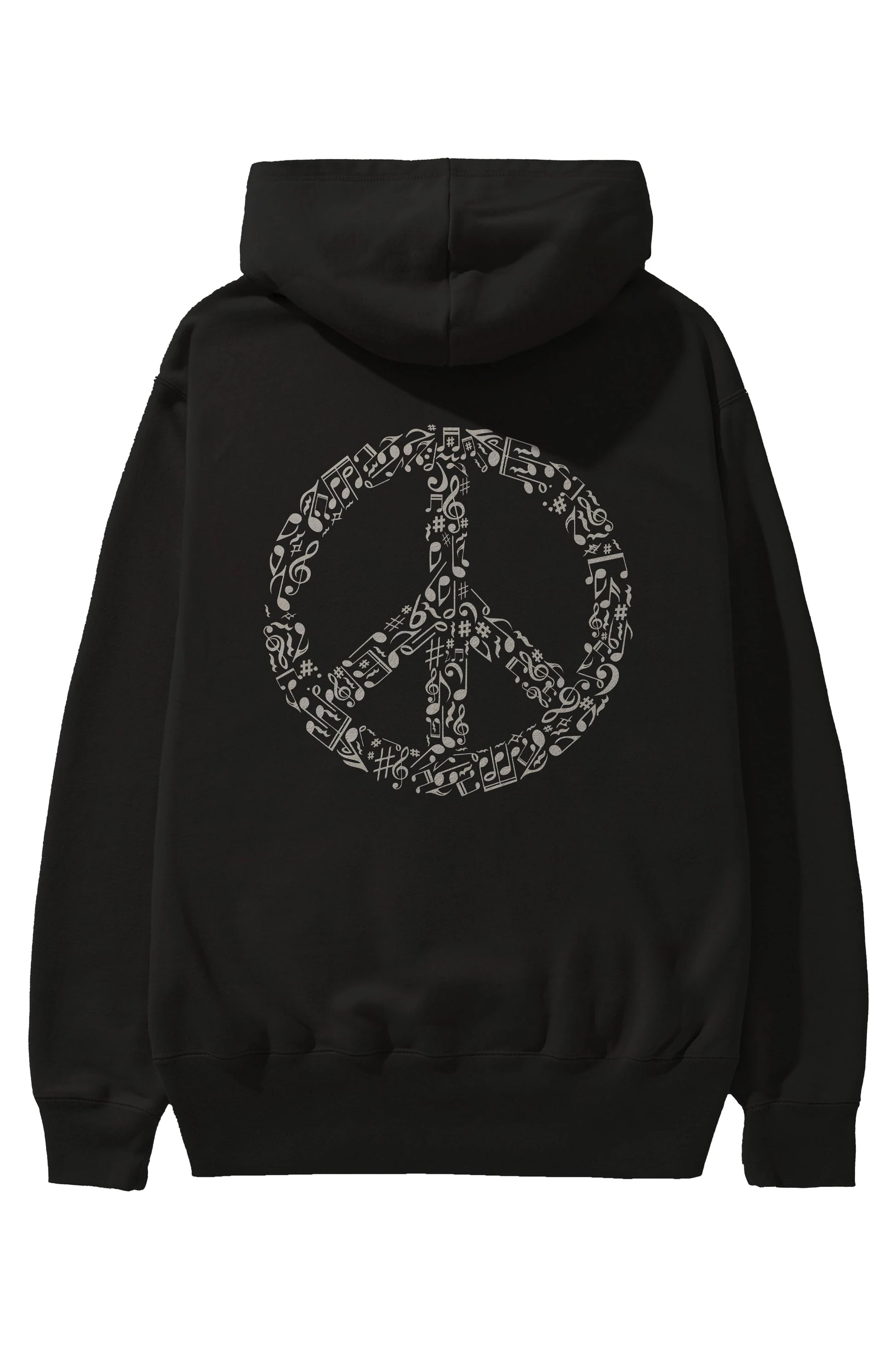 Rhyme In Peace Arka Baskılı Hoodie Oversize Kapüşonlu Sweatshirt Erkek Kadın Unisex