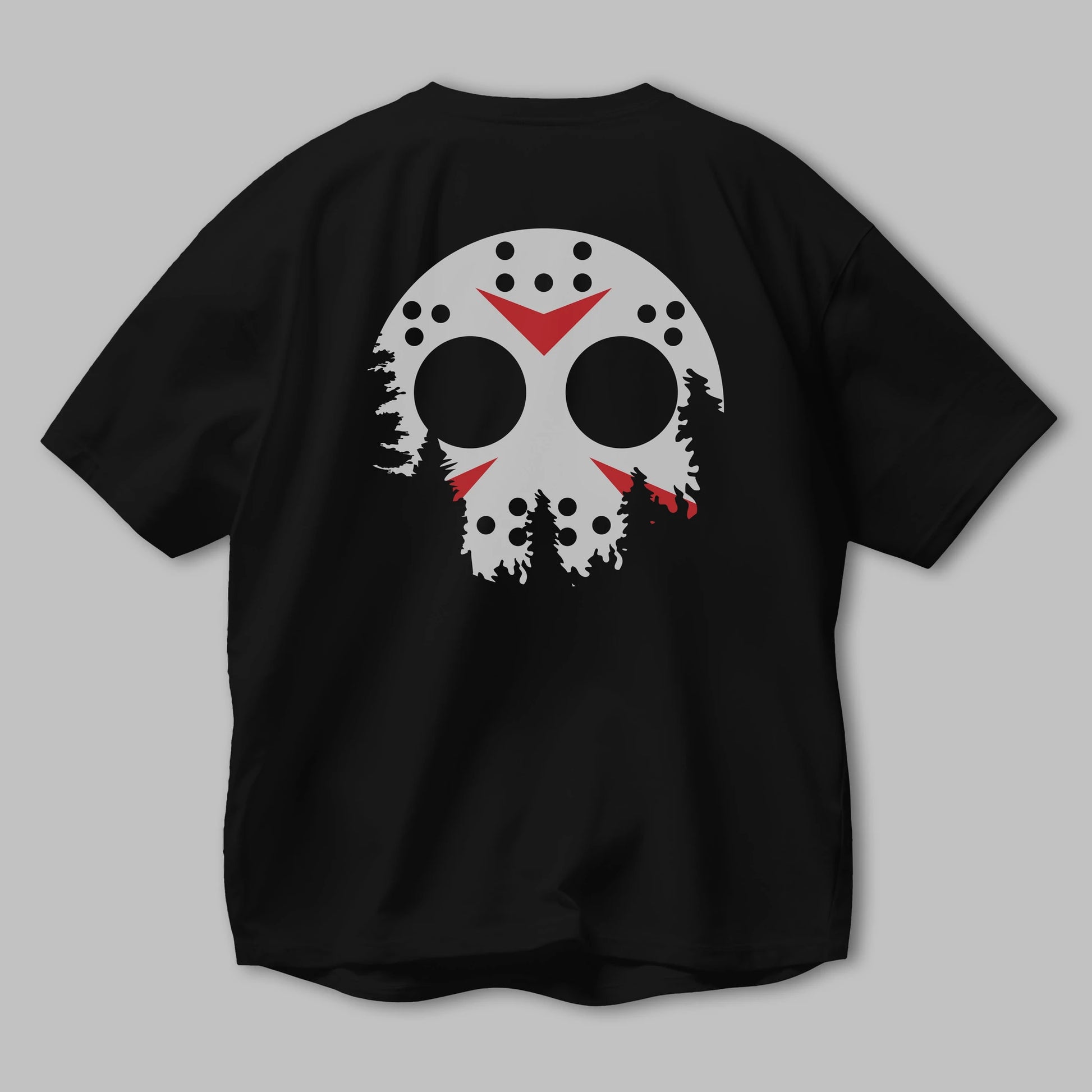 Jason Moon Arka Baskılı Oversize t-shirt %100 pamuk Erkek Kadın Unisex