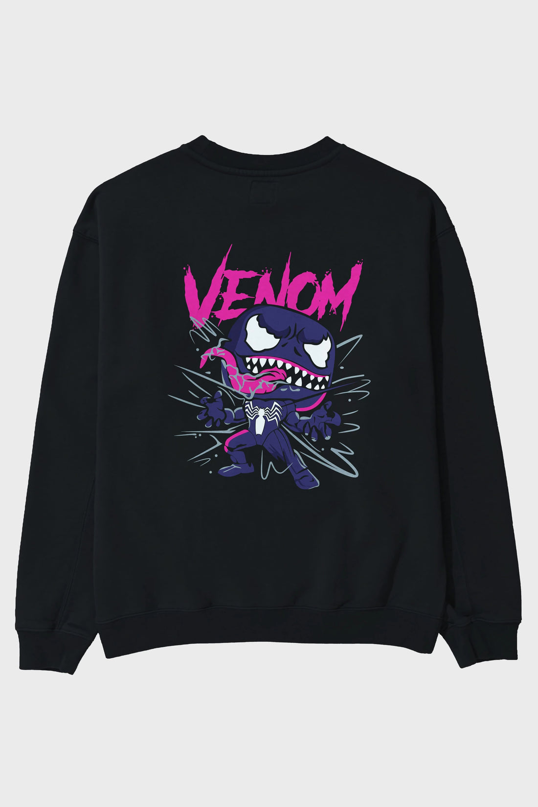 Venom (20) Arka Baskılı Oversize Sweatshirt Erkek Kadın Unisex