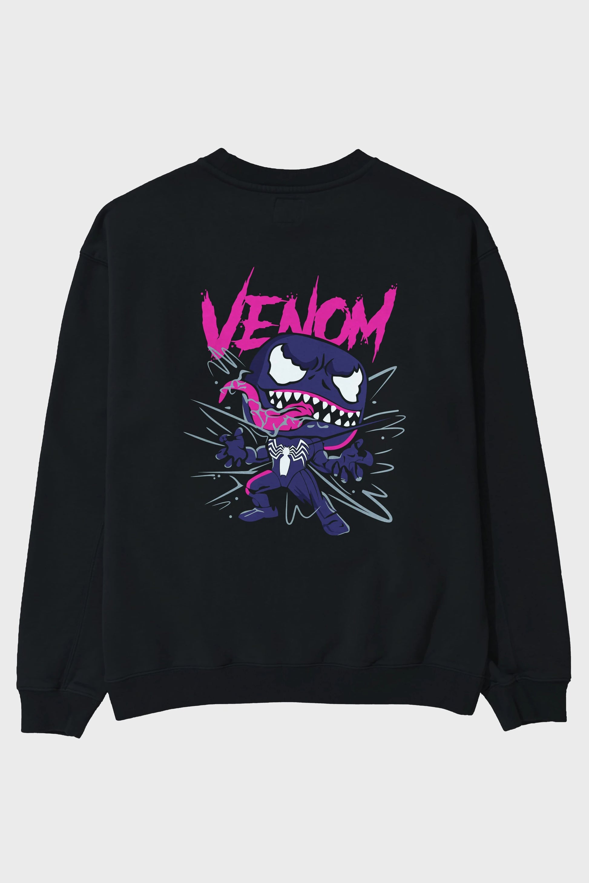 Venom (20) Arka Baskılı Oversize Sweatshirt Erkek Kadın Unisex