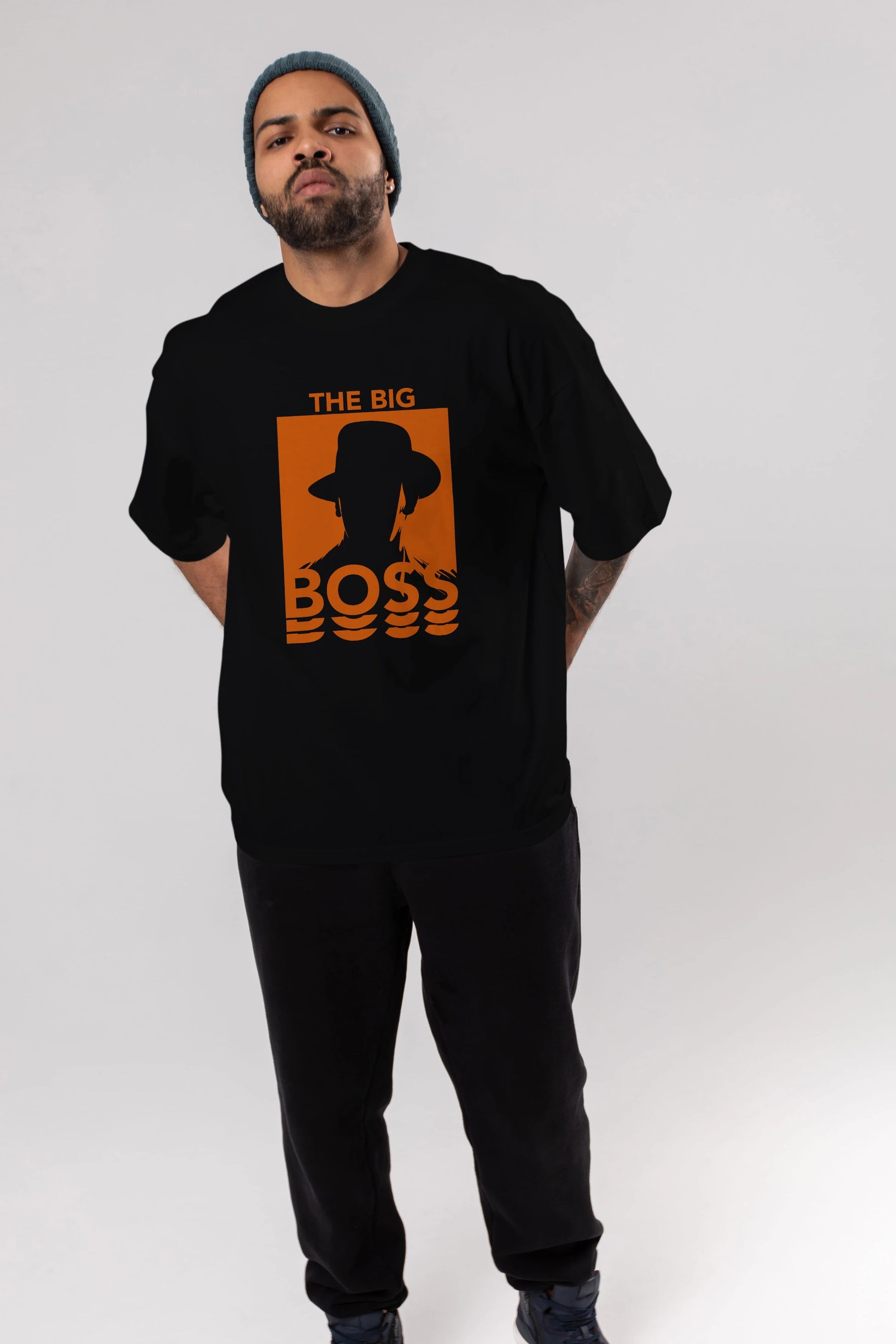 The Big Boss Ön Baskılı Oversize t-shirt Erkek Kadın Unisex