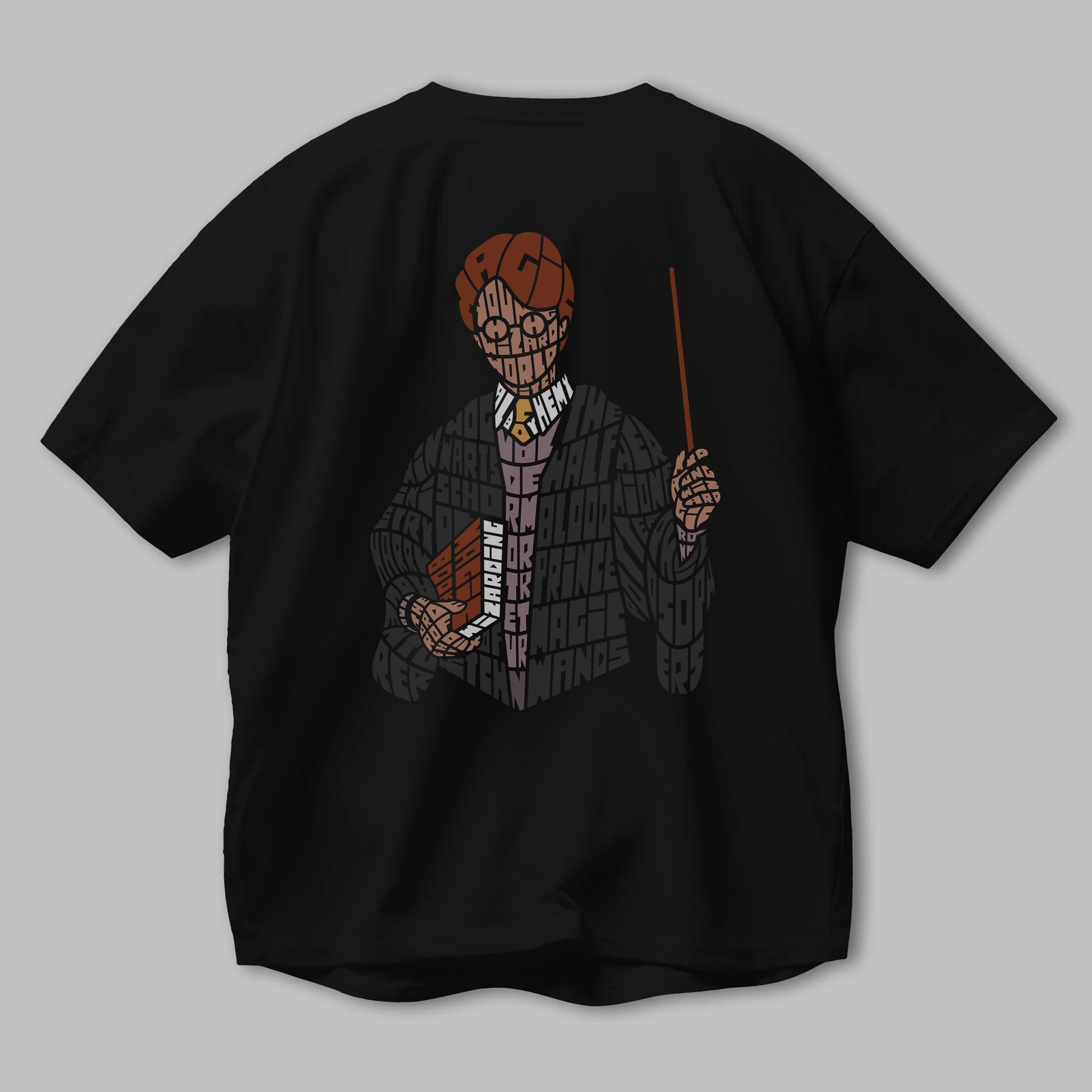 Harry Arka Baskılı Oversize t-shirt %100 pamuk Erkek Kadın Unisex